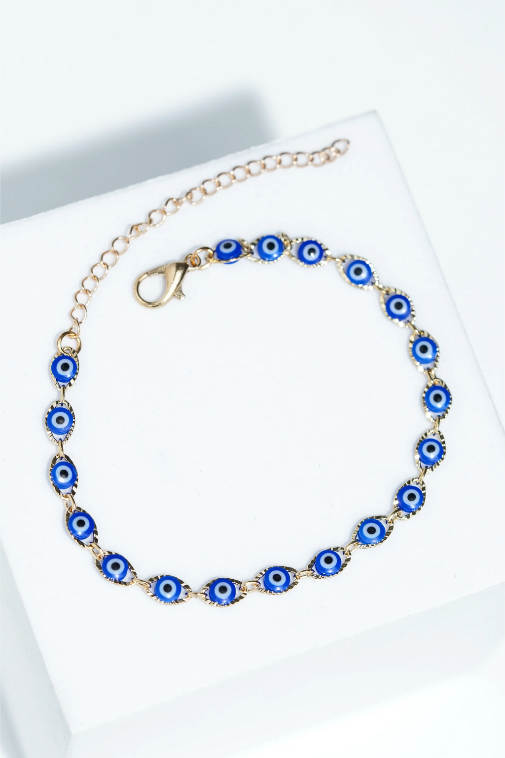 Evil Eye Stainless Steel Charm Bracelet For Women 