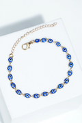 Evil Eye Stainless Steel Charm Bracelet For Women 