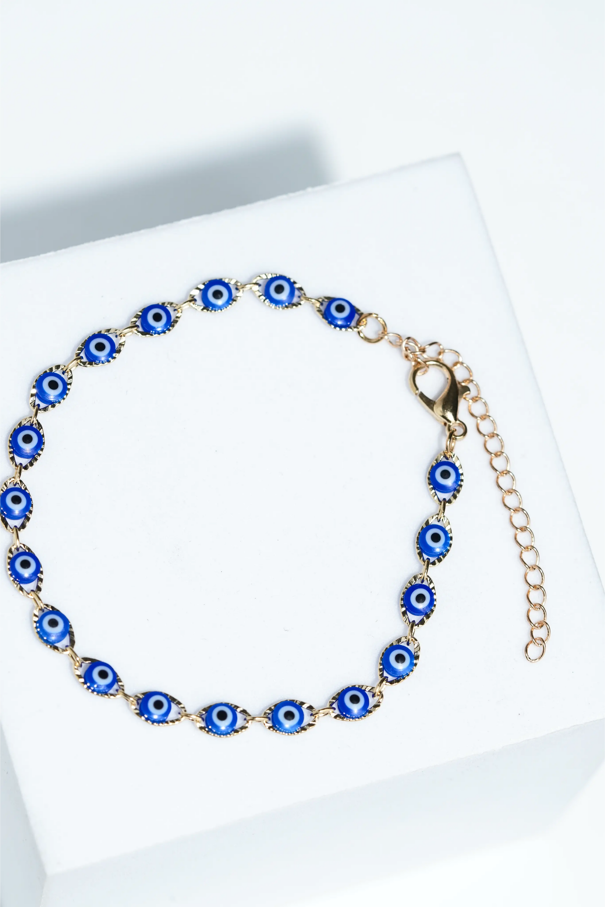 Evil Eye Stainless Steel Charm Bracelet For Women 