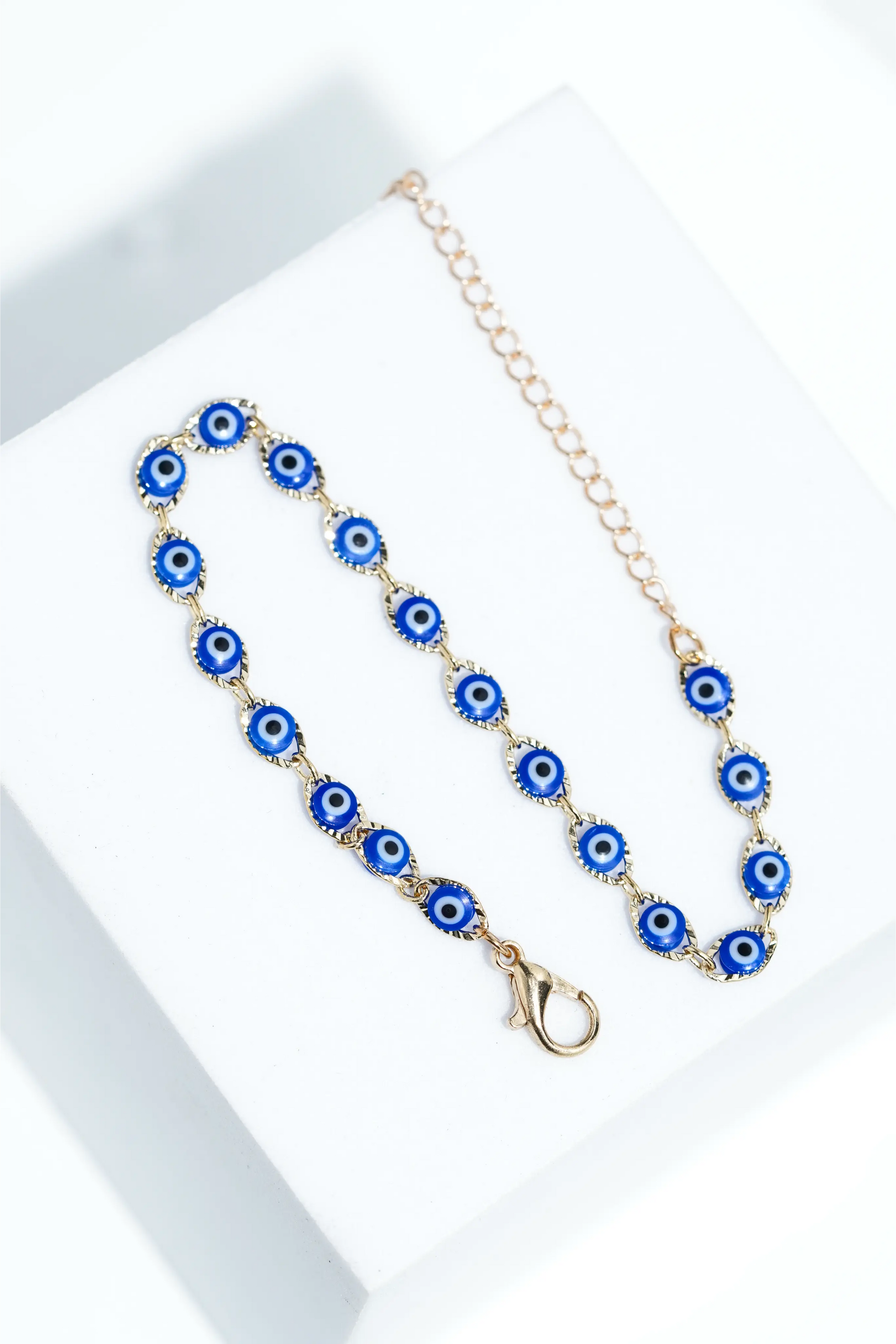Evil Eye Stainless Steel Charm Bracelet For Women 