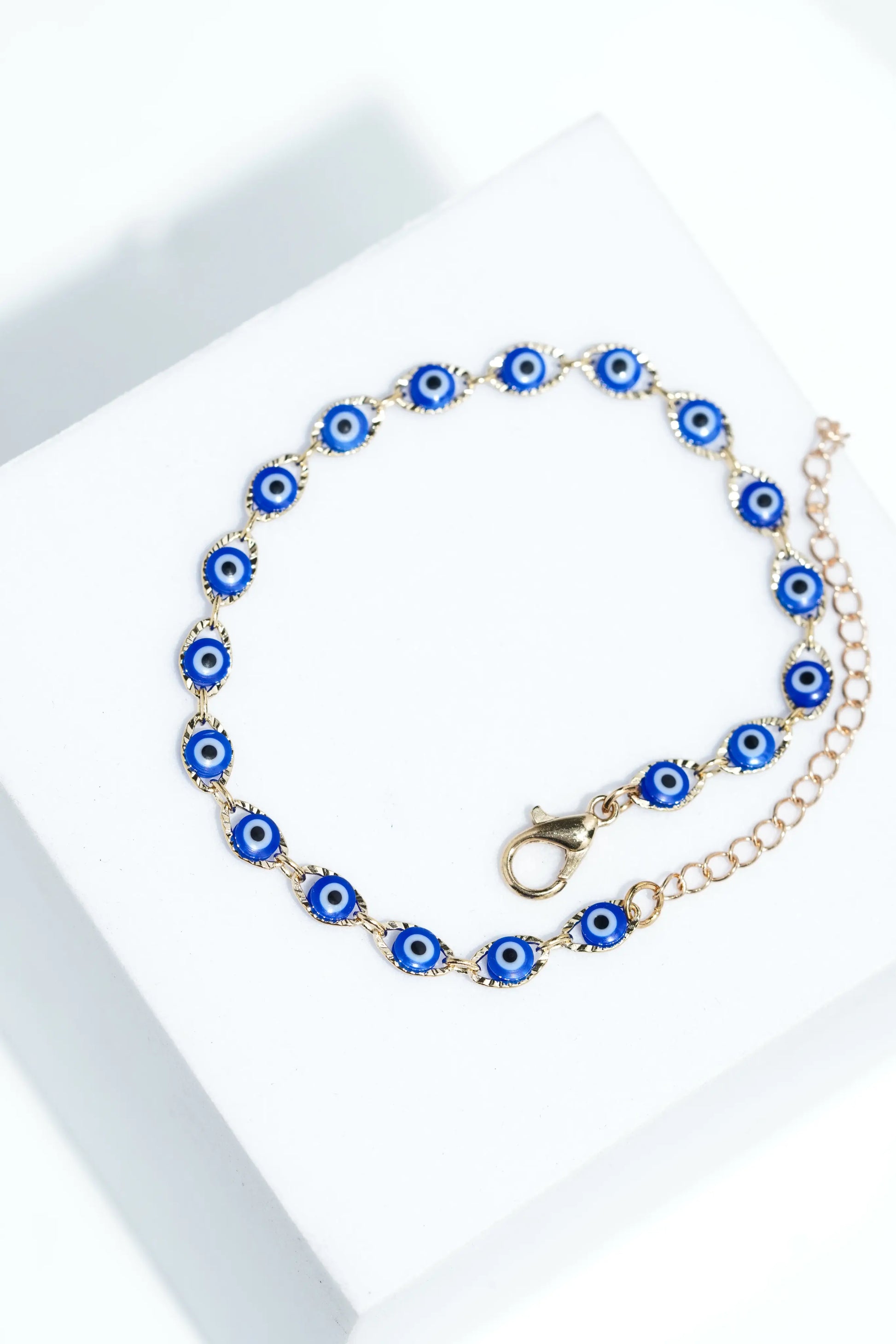 Evil Eye Stainless Steel Charm Bracelet For Women 