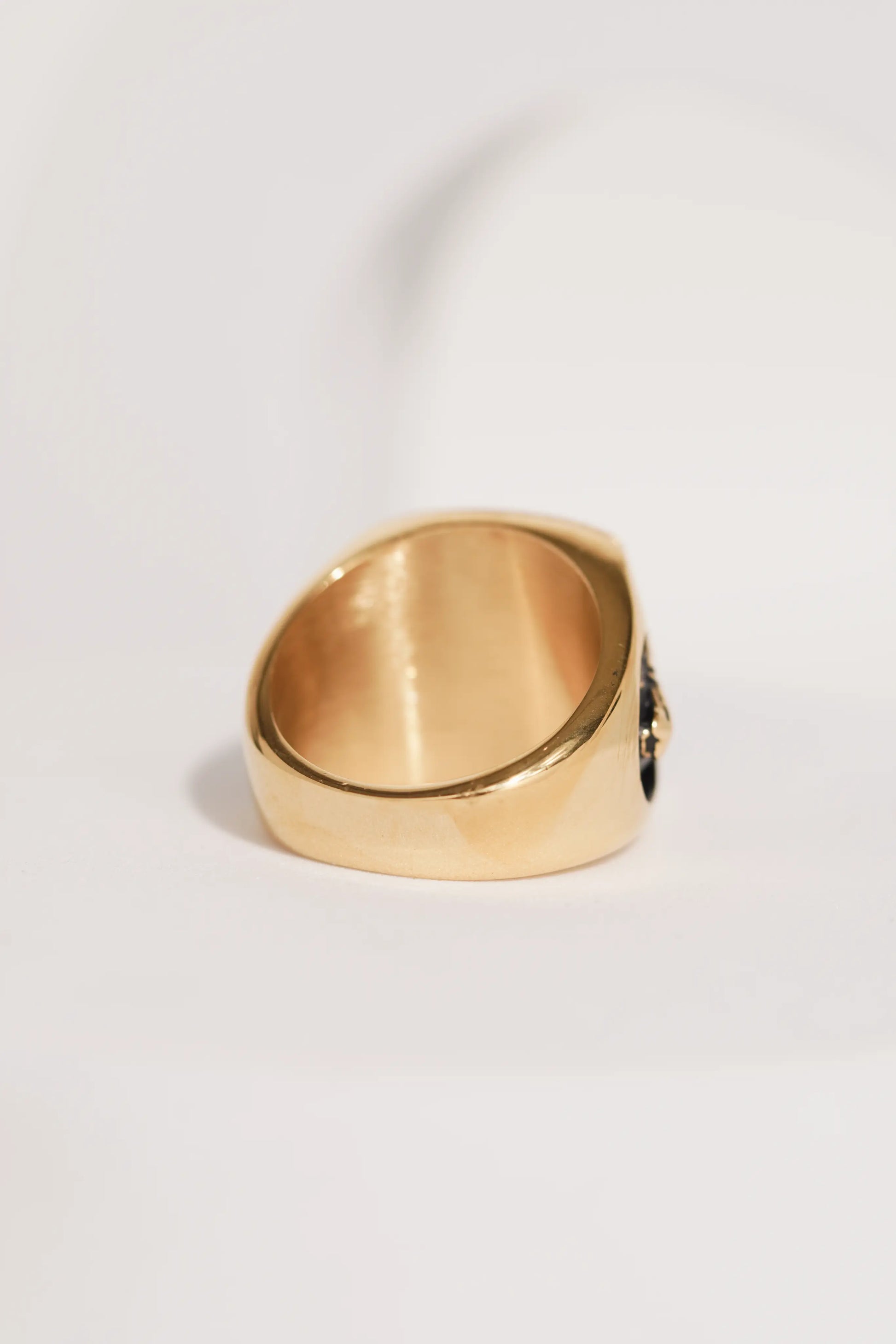 Fancy Oxidised Stainless Steel Ring For Men worldjewel.in men's ring
