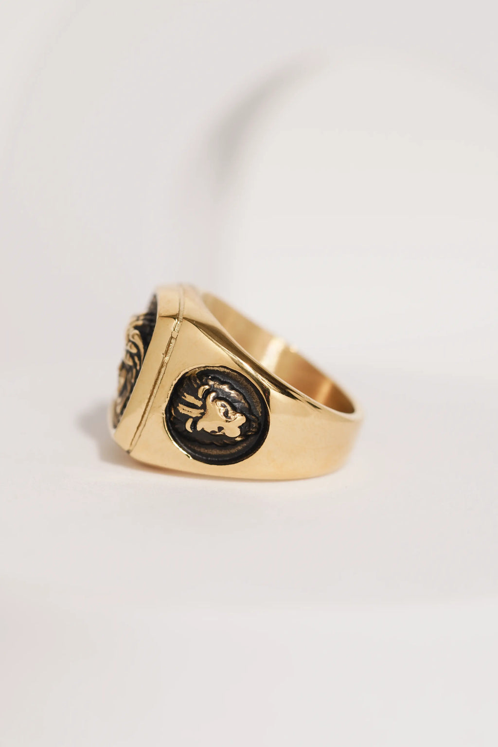 Fancy Oxidised Stainless Steel Ring For Men worldjewel.in men's ring