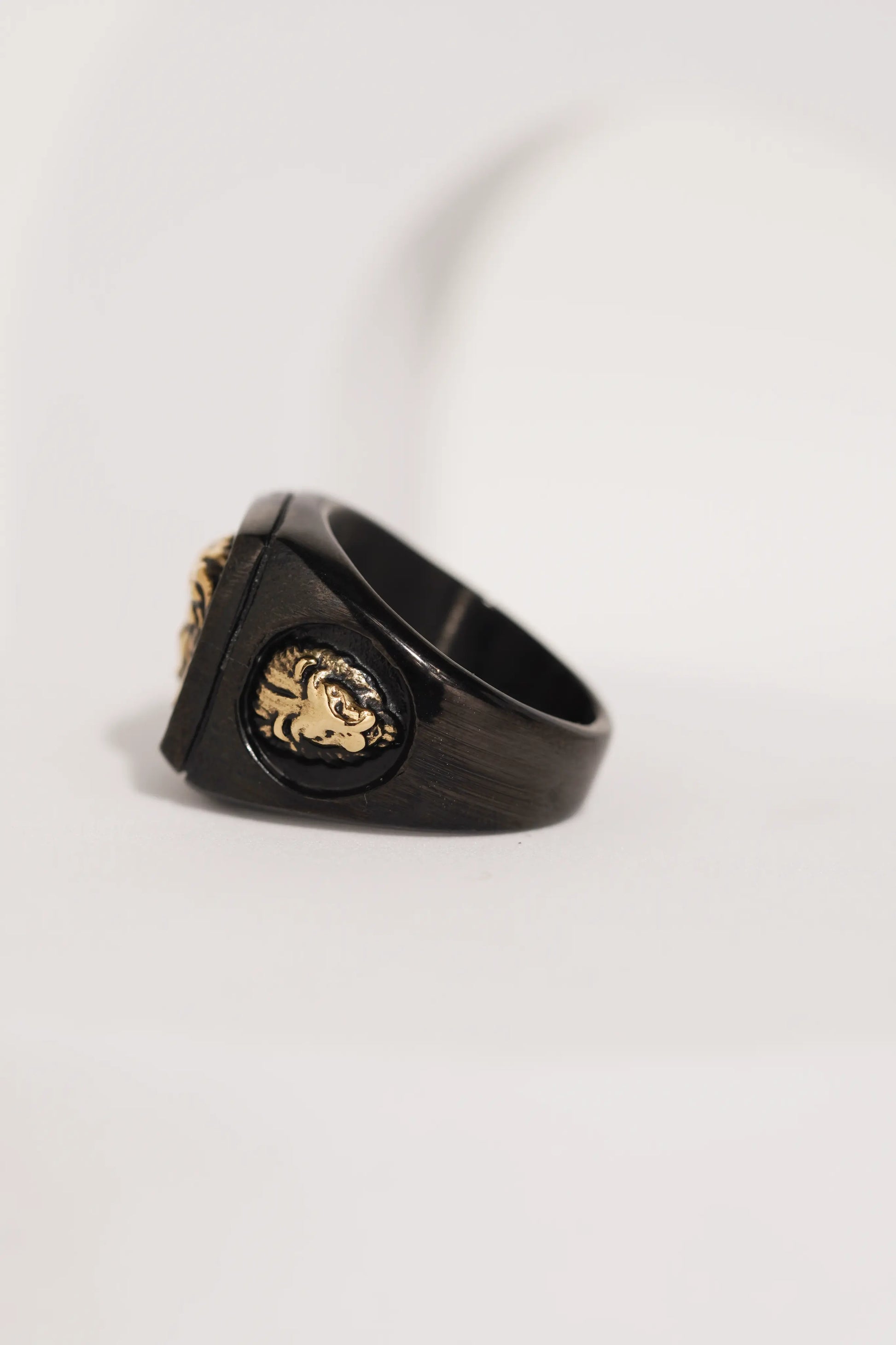 Fancy Oxidised Stainless Steel Ring For Men worldjewel.in men's ring