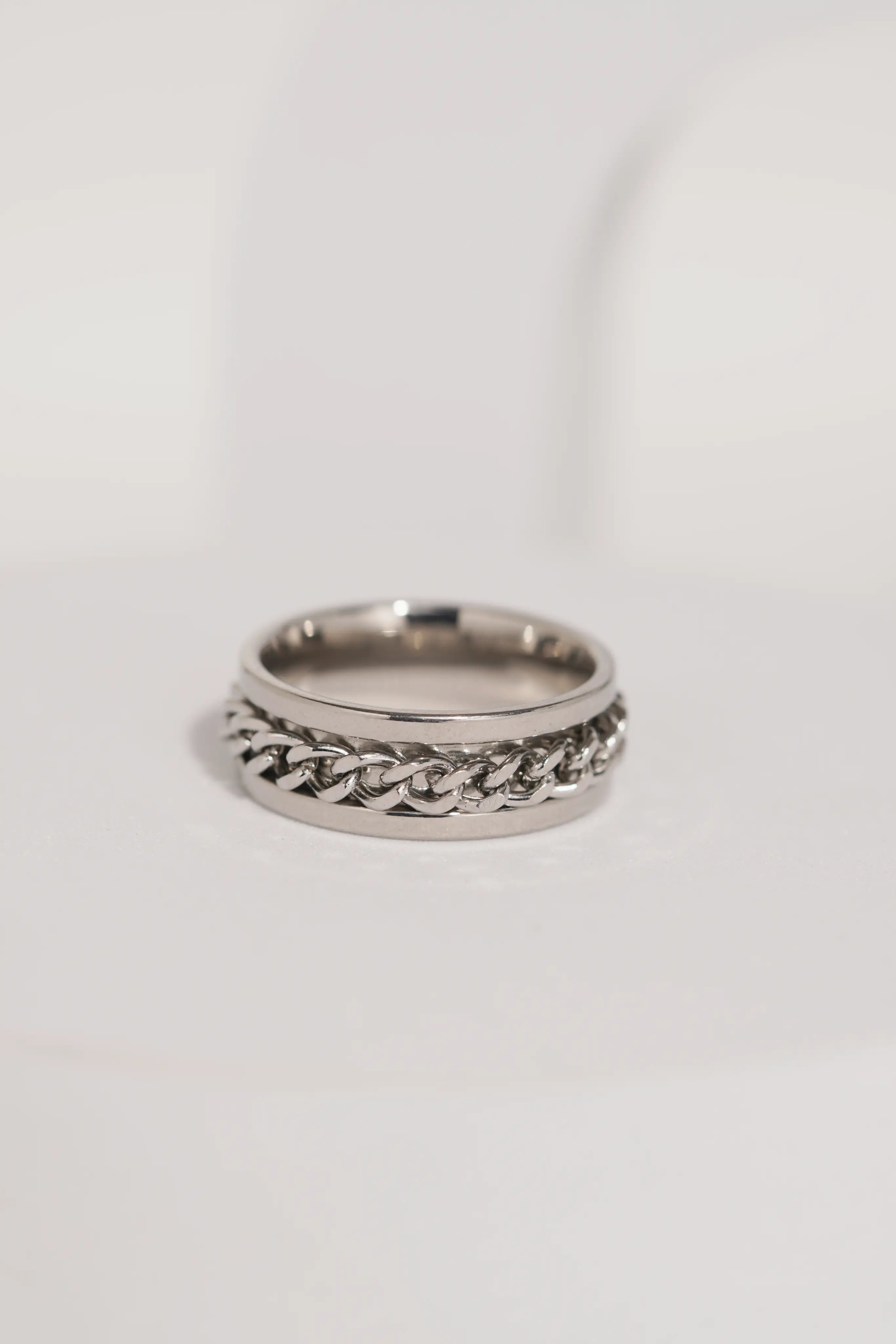 Fidget Chain Ring For Men worldjewel.in men's ring