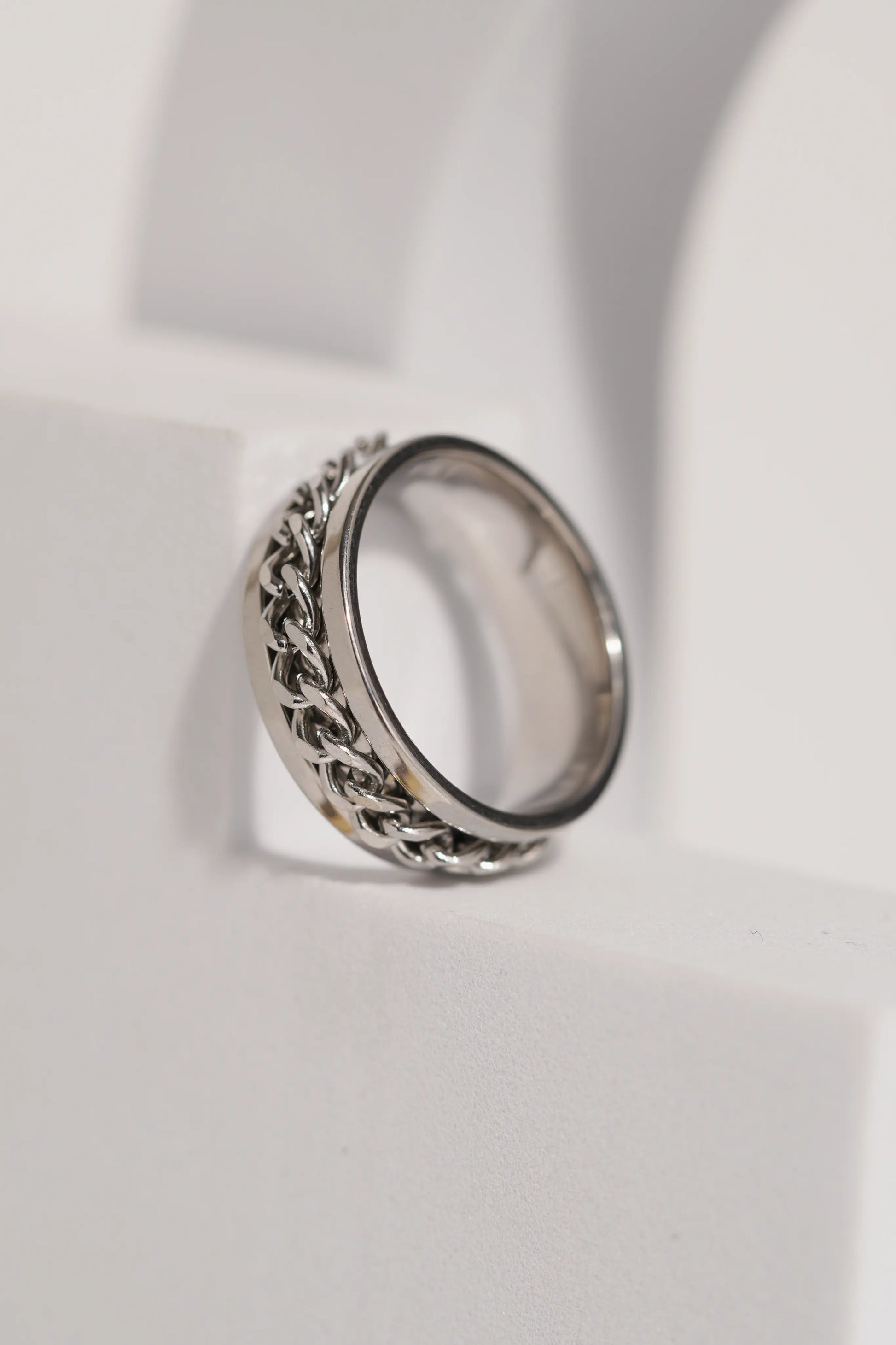 Fidget Chain Ring For Men worldjewel.in men's ring