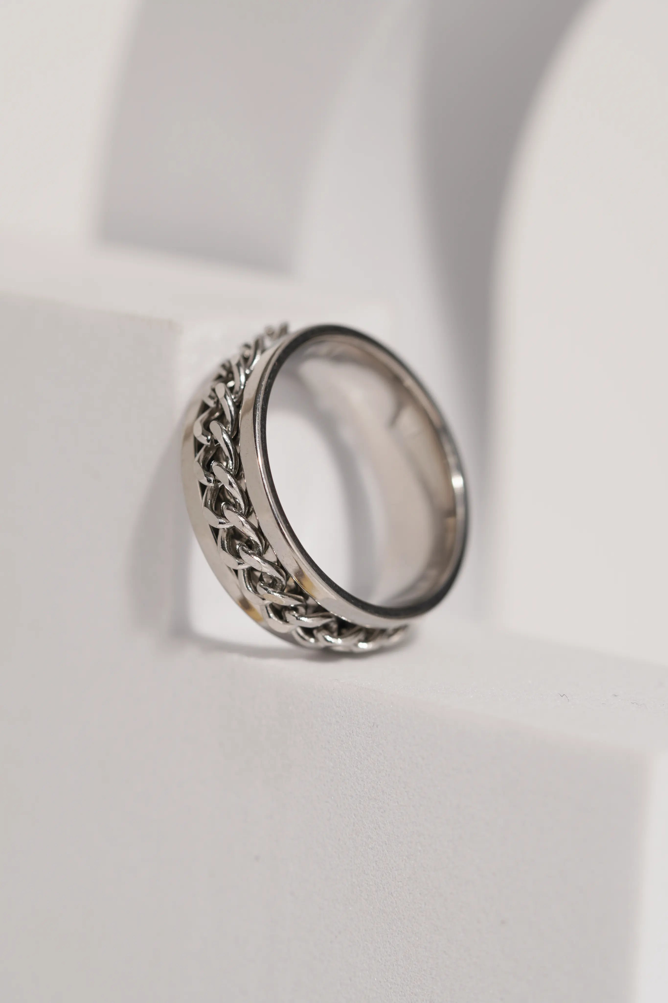 Fidget Chain Ring For Men worldjewel.in men's ring