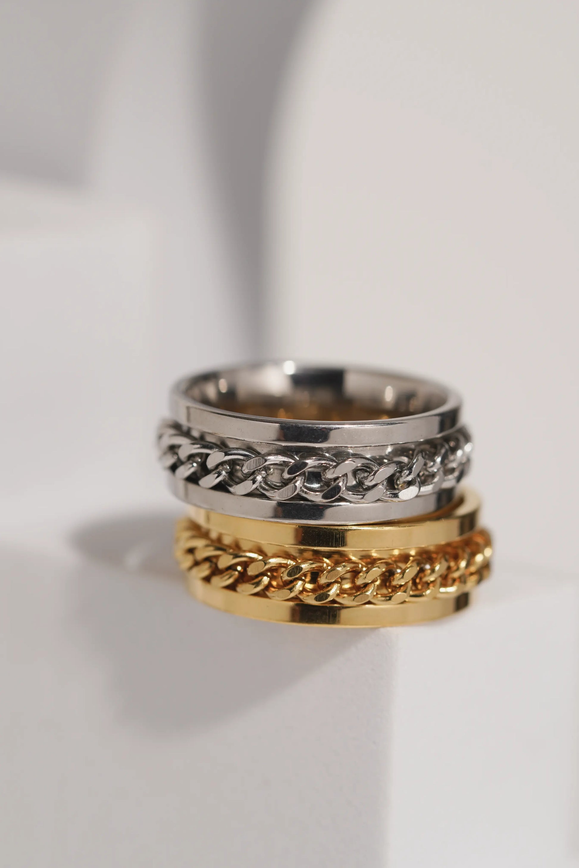Fidget Chain Ring For Men worldjewel.in men's ring