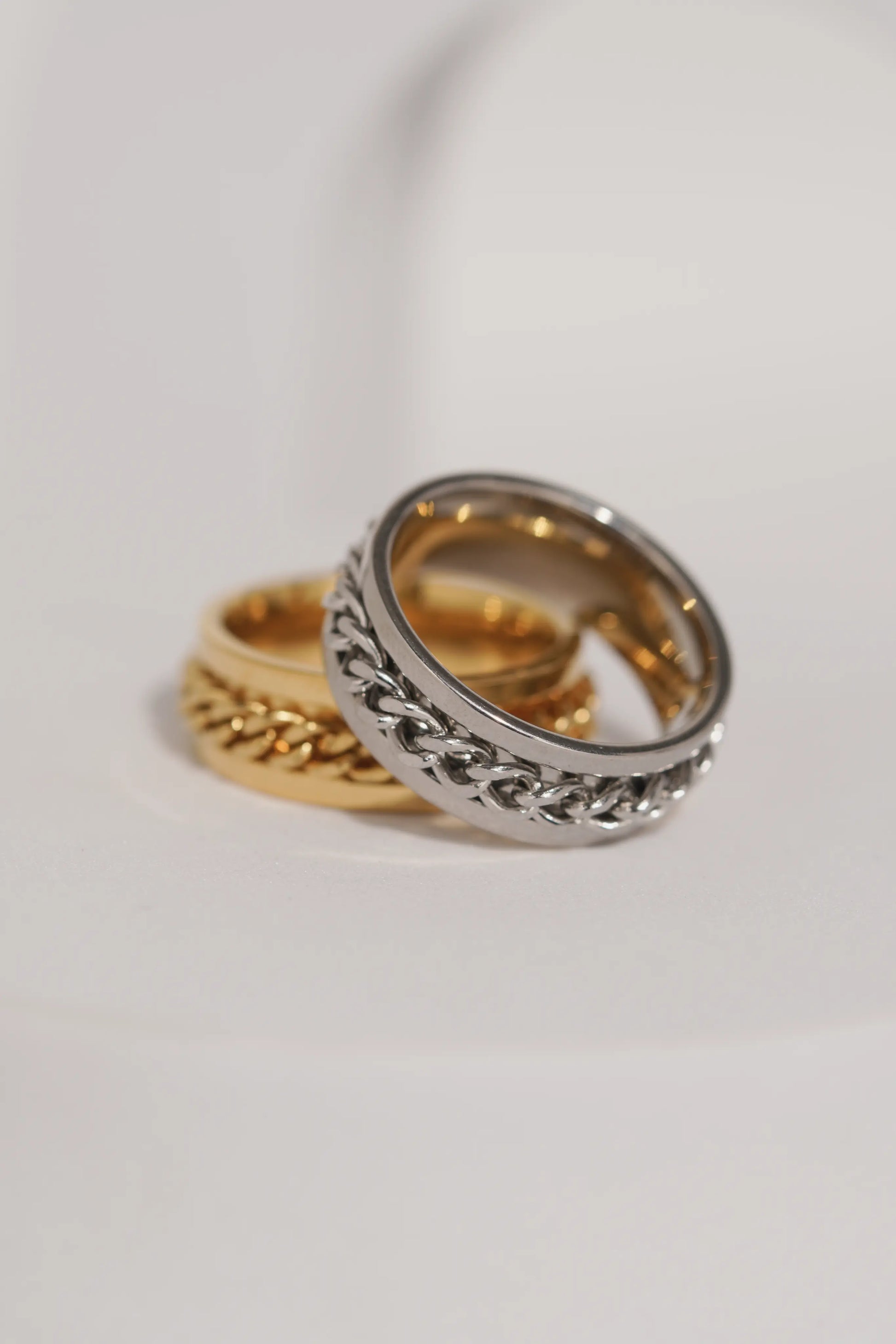 Fidget Chain Ring For Men worldjewel.in men's ring