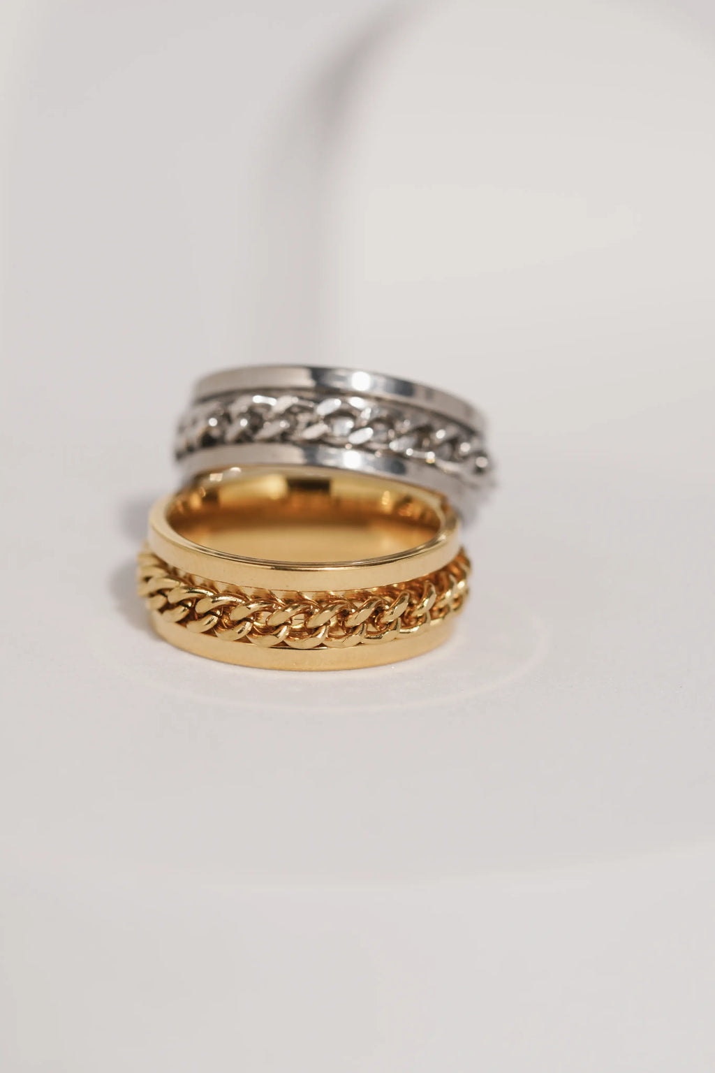 Fidget Chain Ring For Men worldjewel.in men's ring