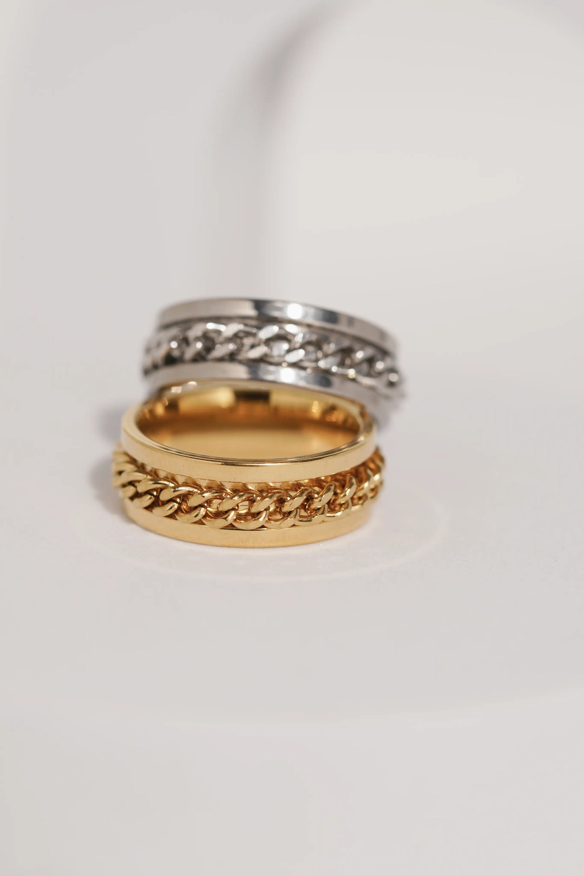 Fidget Chain Ring For Men worldjewel.in men's ring