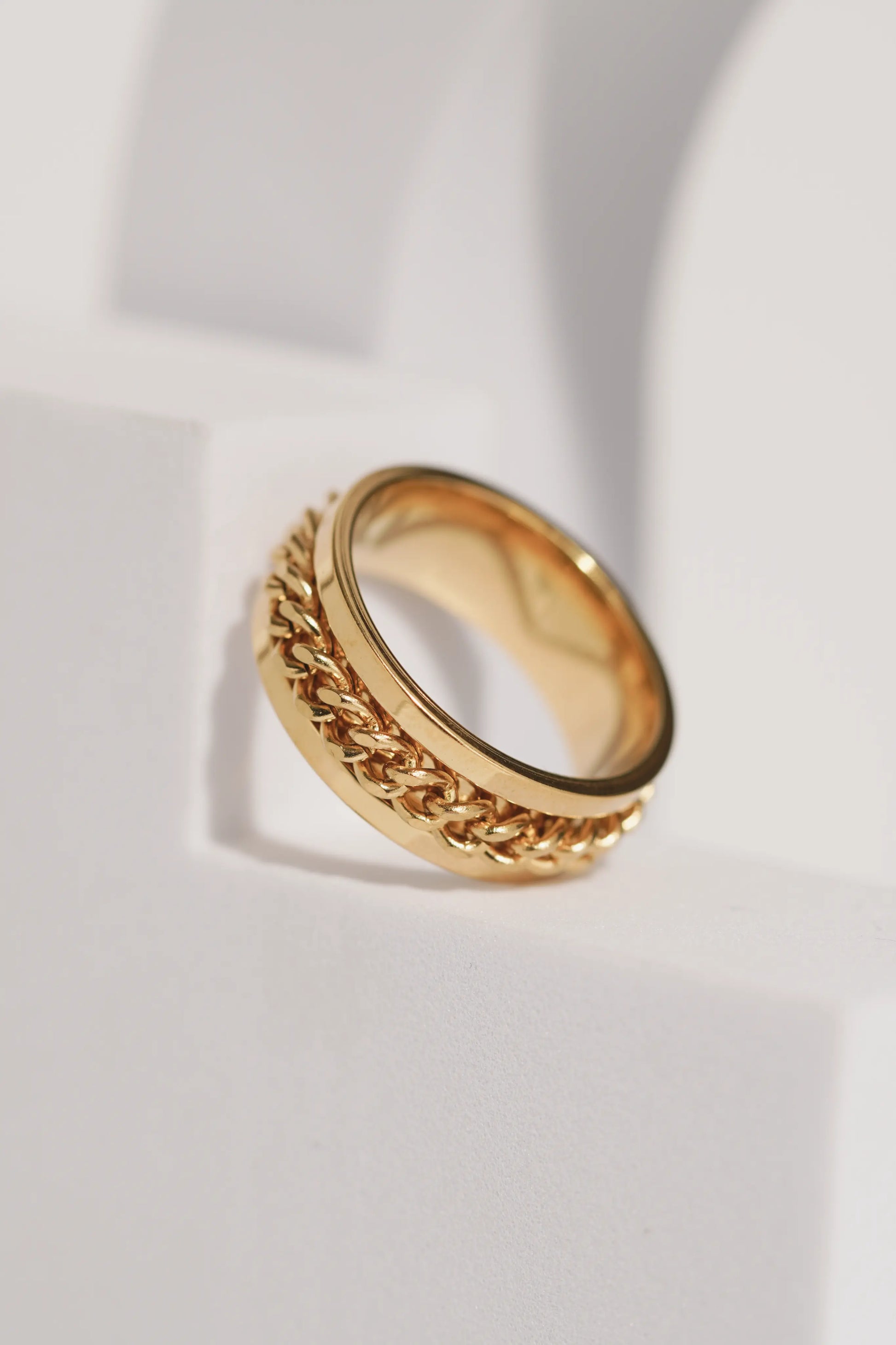 Fidget Chain Ring For Men worldjewel.in men's ring
