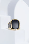 Flat Stainless Steel | Turkish Ring. worldjewel.in men's ring