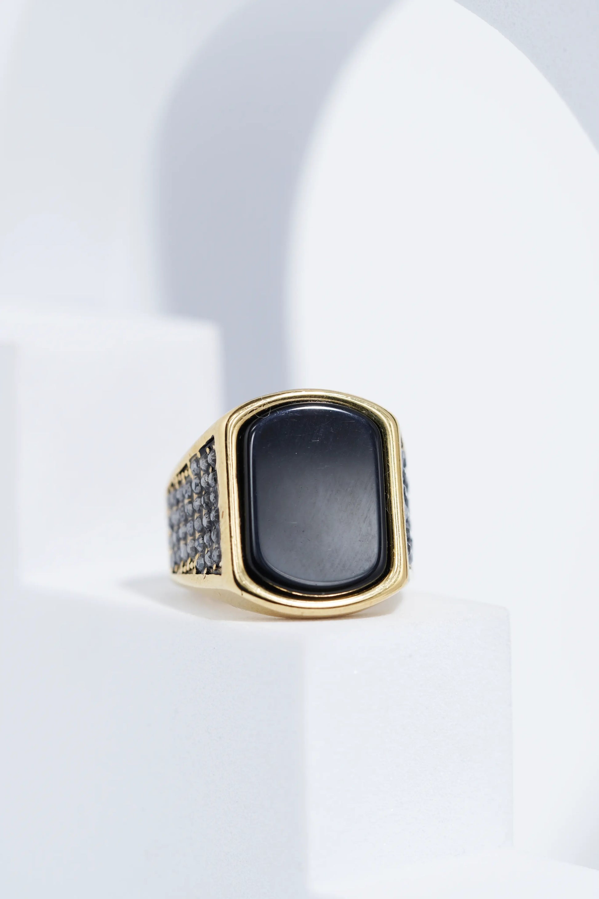 Flat Stainless Steel | Turkish Ring. worldjewel.in men's ring