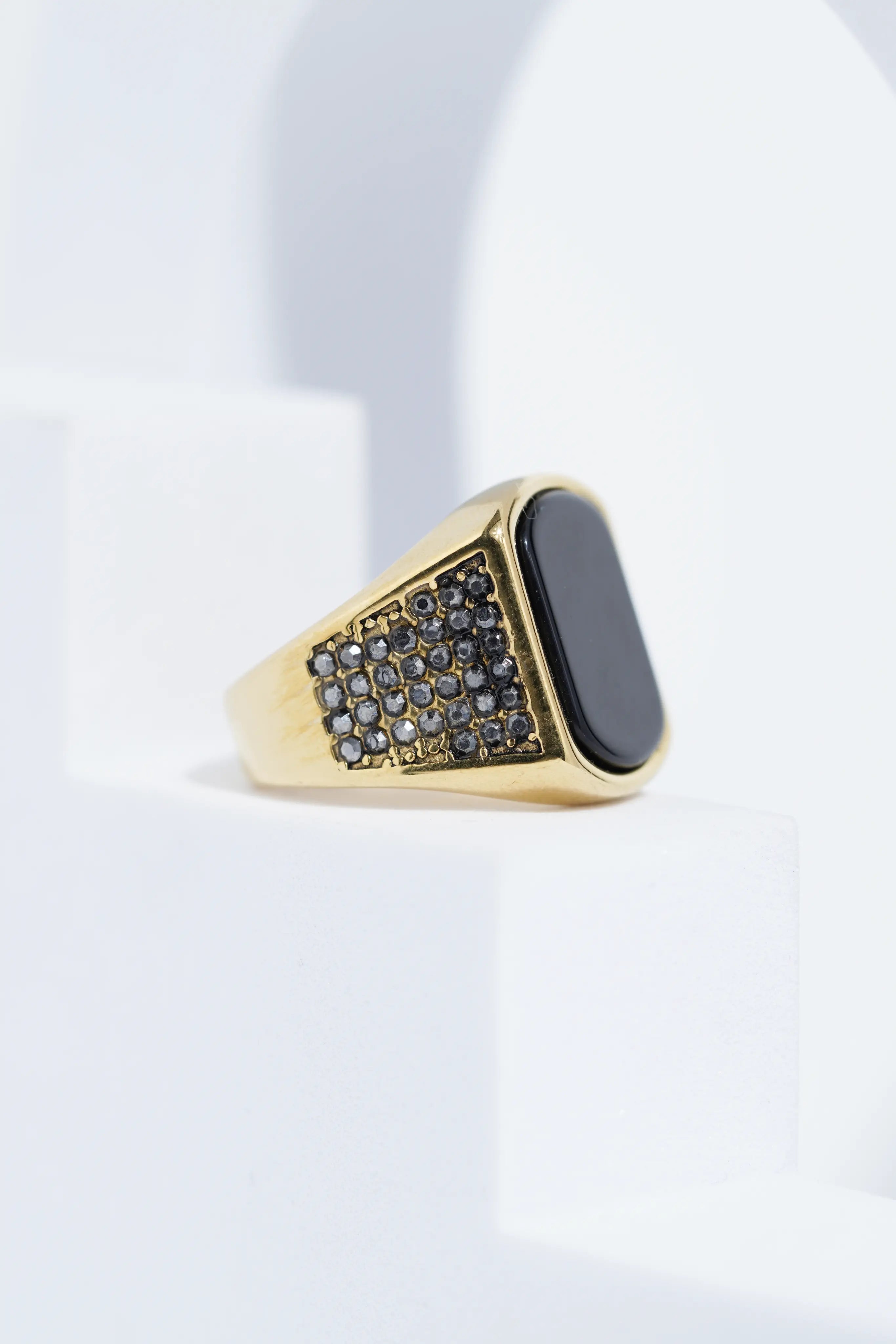 Flat Stainless Steel | Turkish Ring. worldjewel.in men's ring