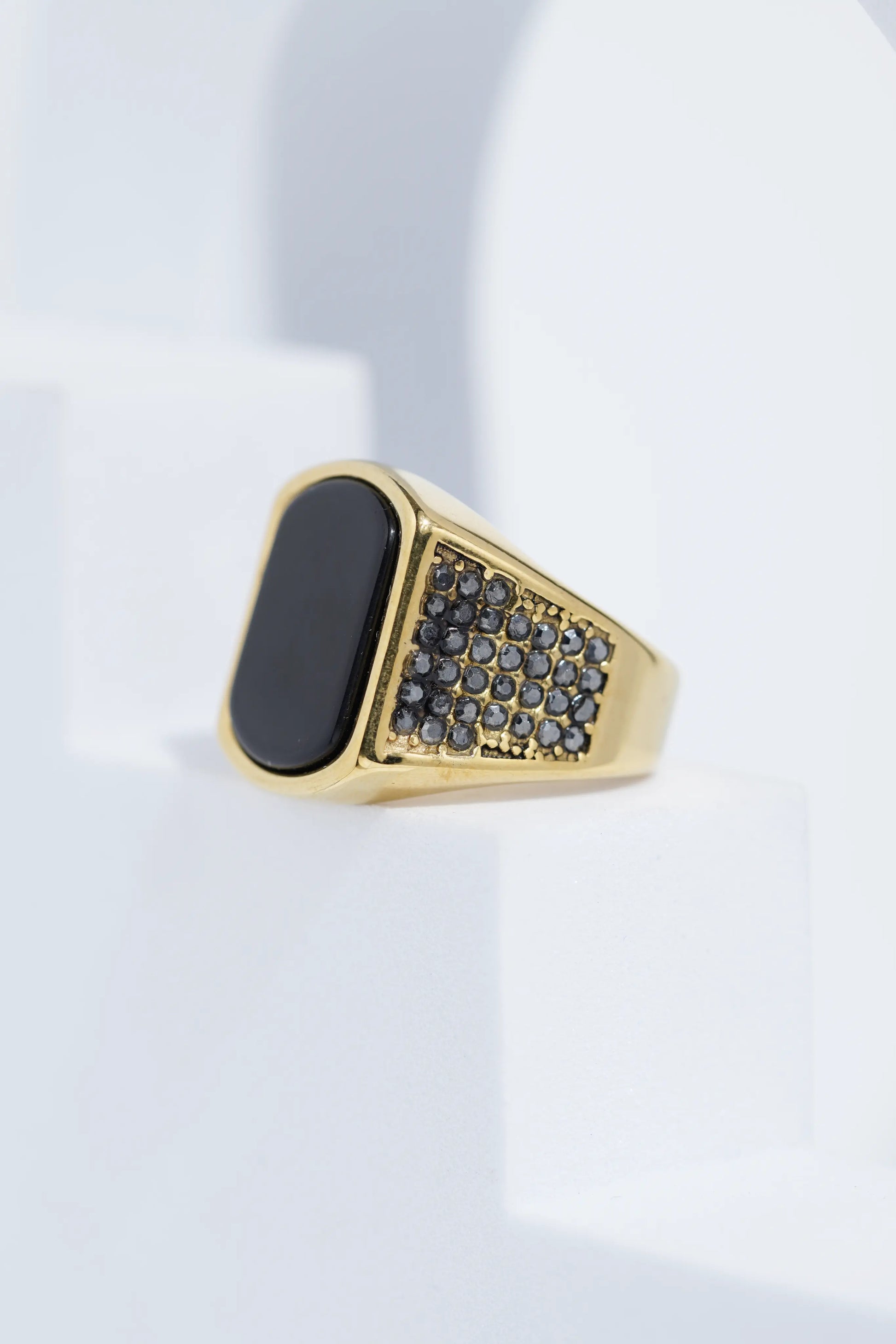 Flat Stainless Steel | Turkish Ring. worldjewel.in men's ring