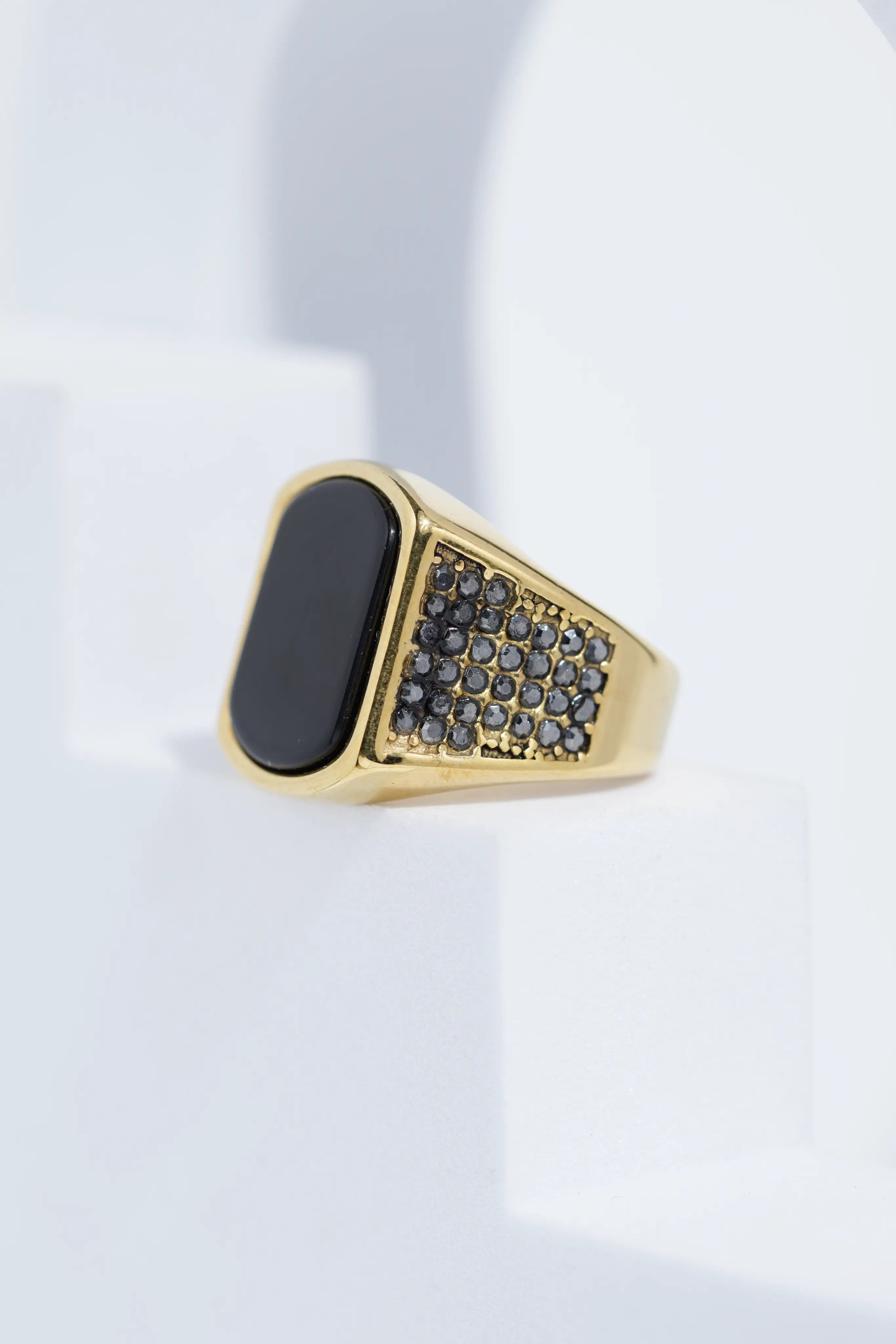 Flat Stainless Steel | Turkish Ring. worldjewel.in men's ring