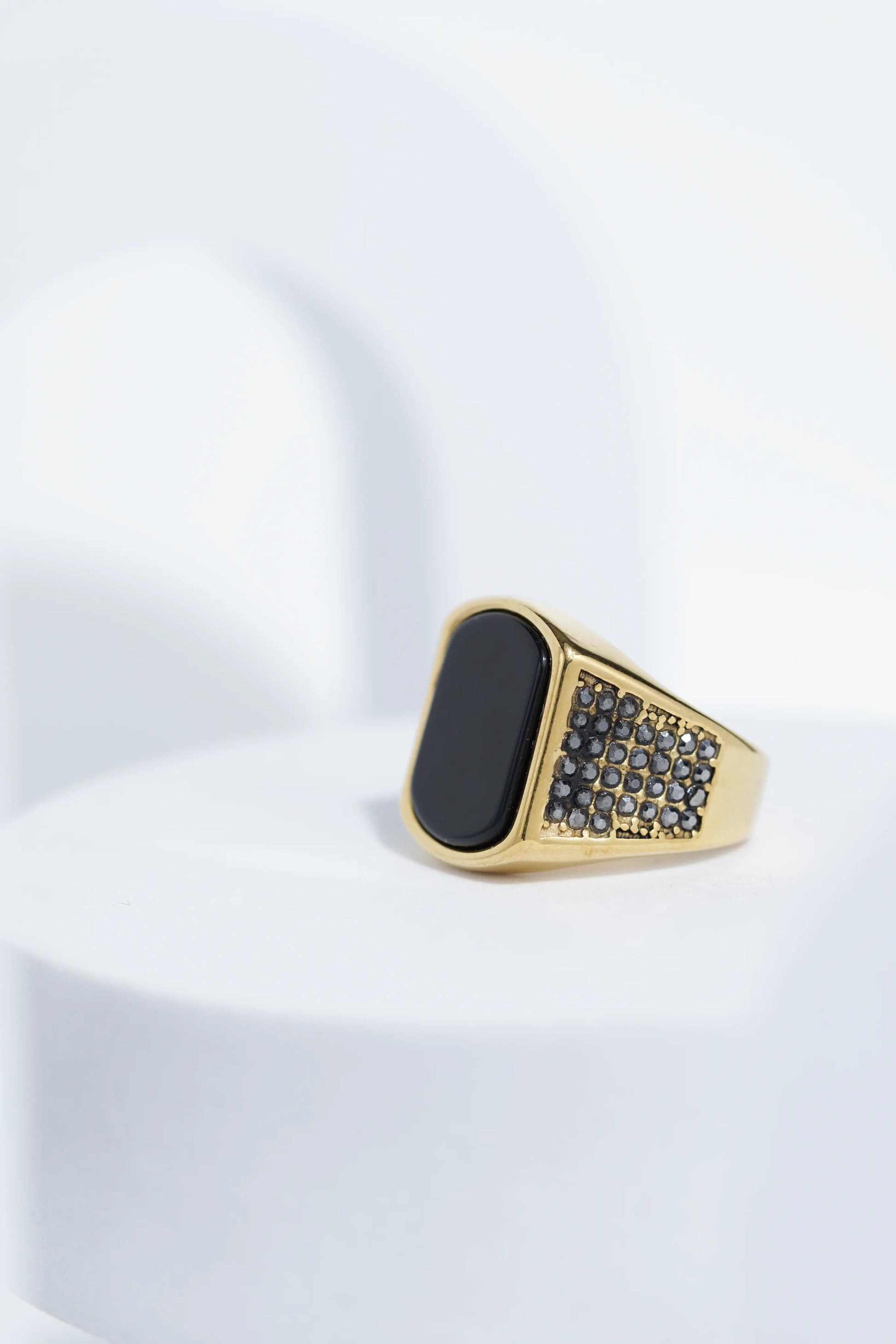 Flat Stainless Steel | Turkish Ring. worldjewel.in men's ring