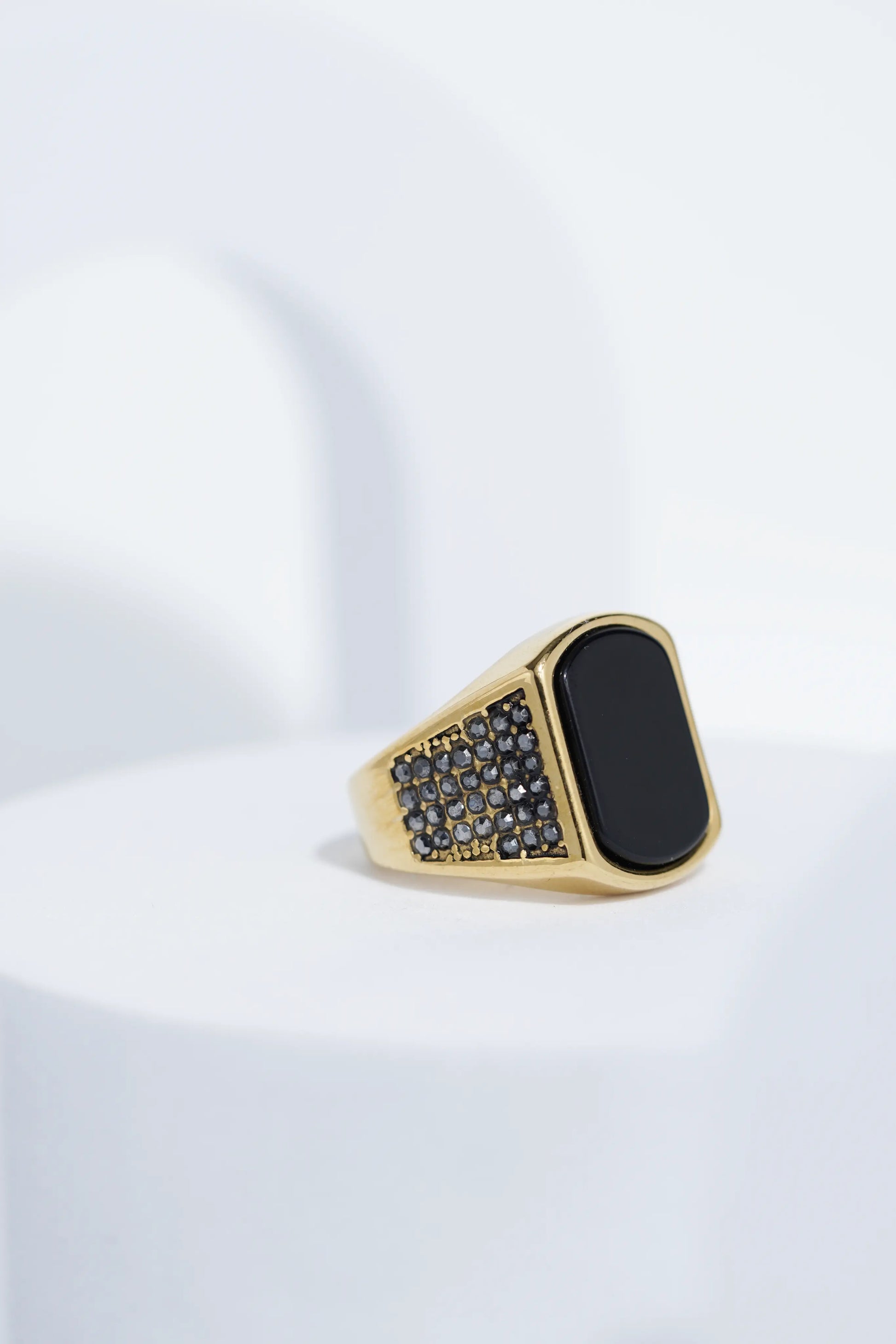 Flat Stainless Steel | Turkish Ring. worldjewel.in men's ring