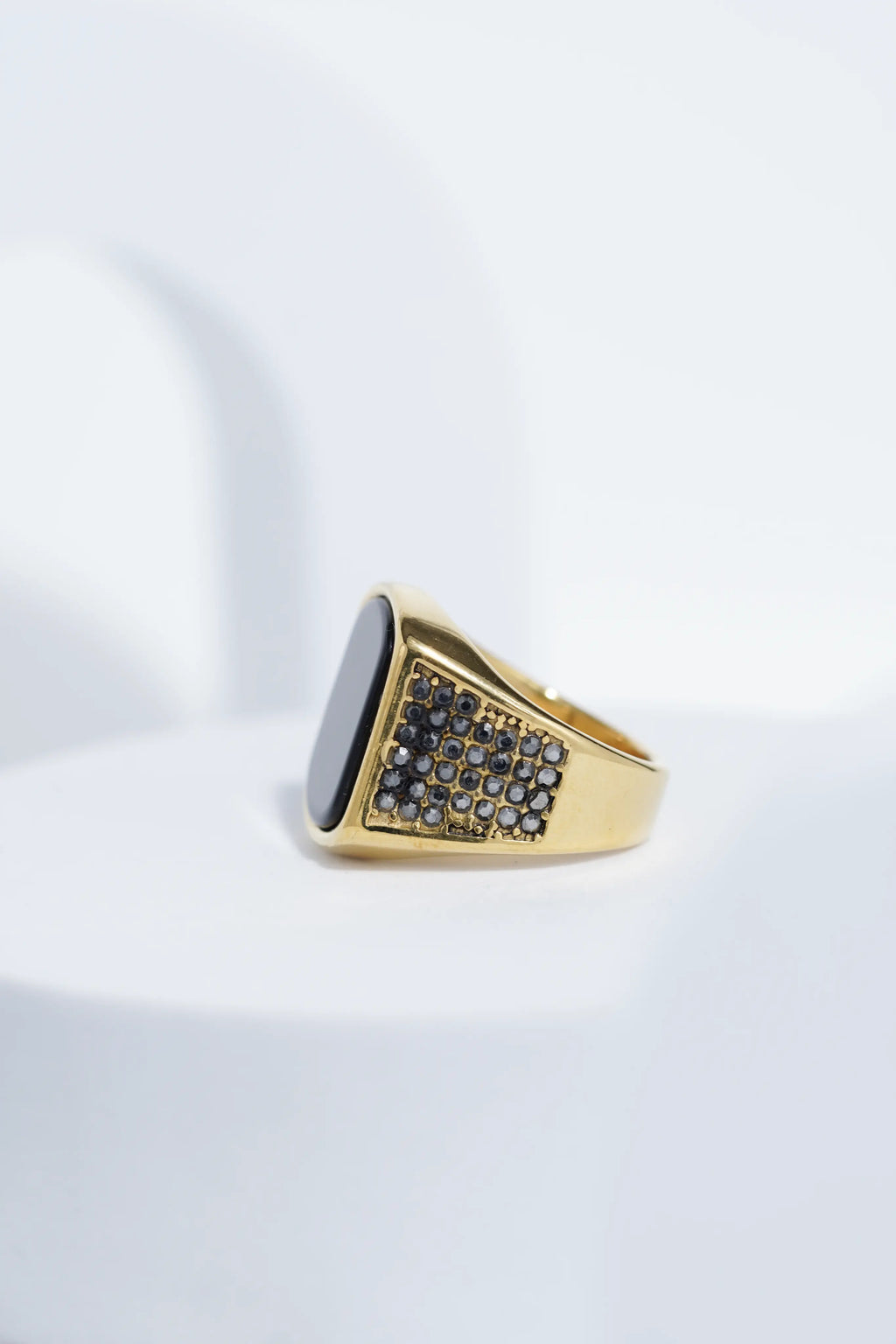 Flat Stainless Steel | Turkish Ring. worldjewel.in men's ring