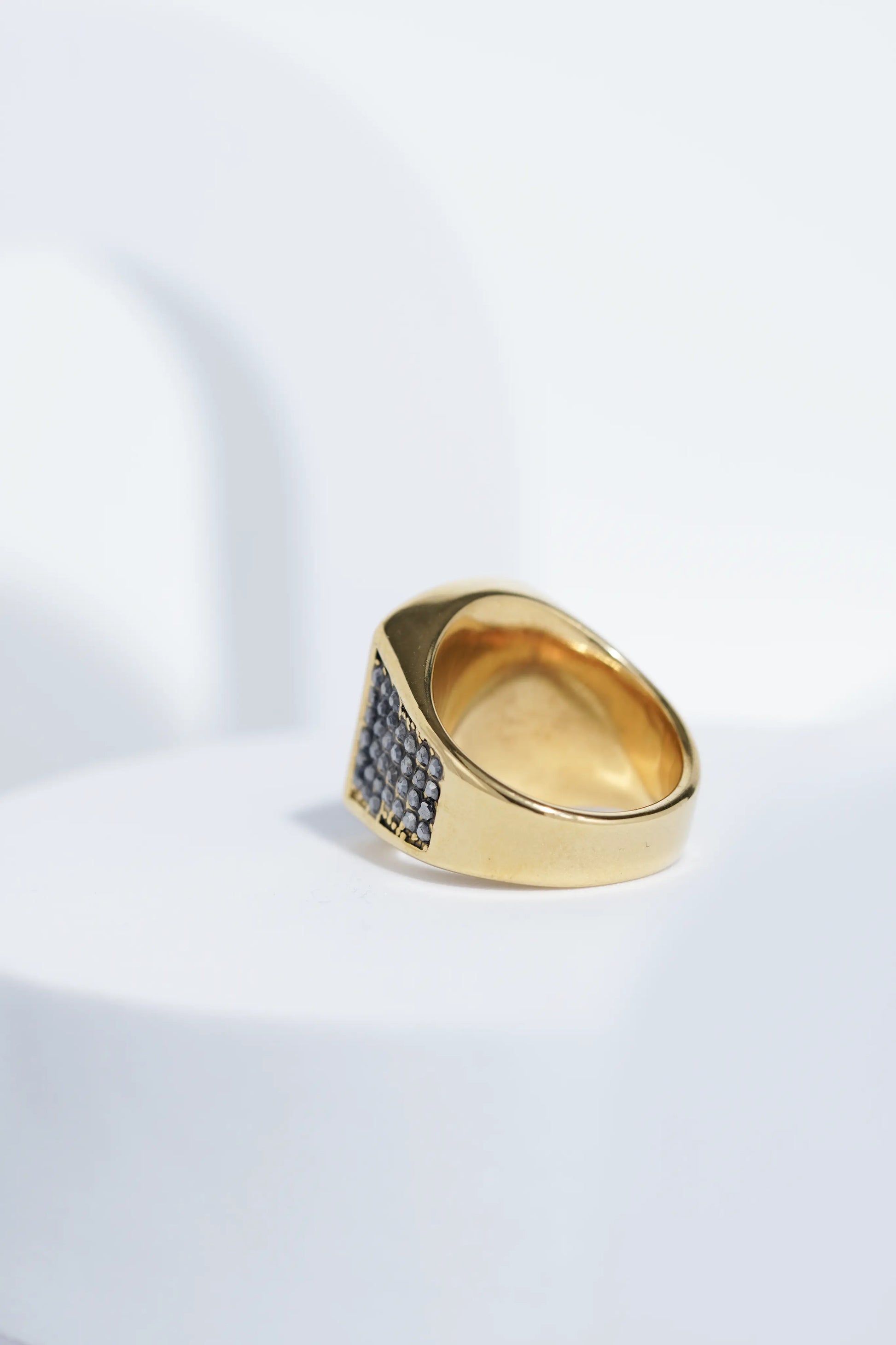 Flat Stainless Steel | Turkish Ring. worldjewel.in men's ring