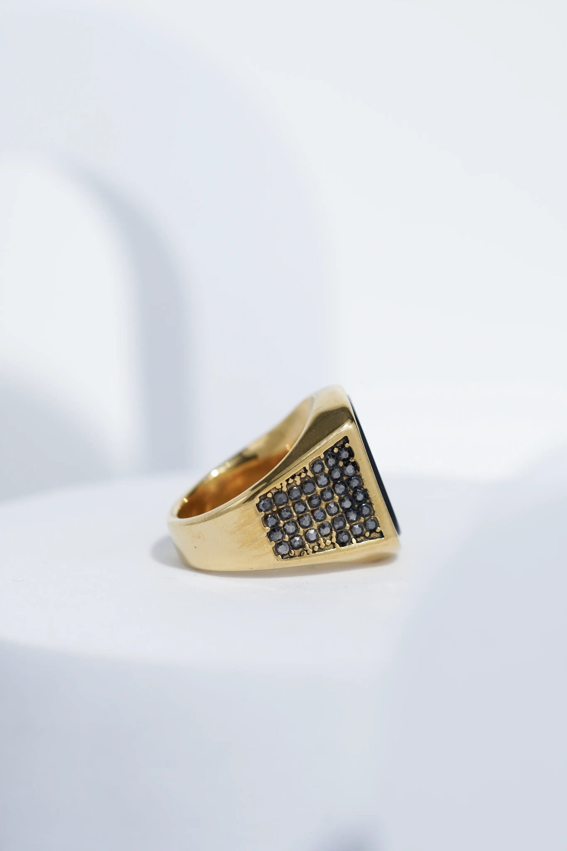 Flat Stainless Steel | Turkish Ring. worldjewel.in men's ring