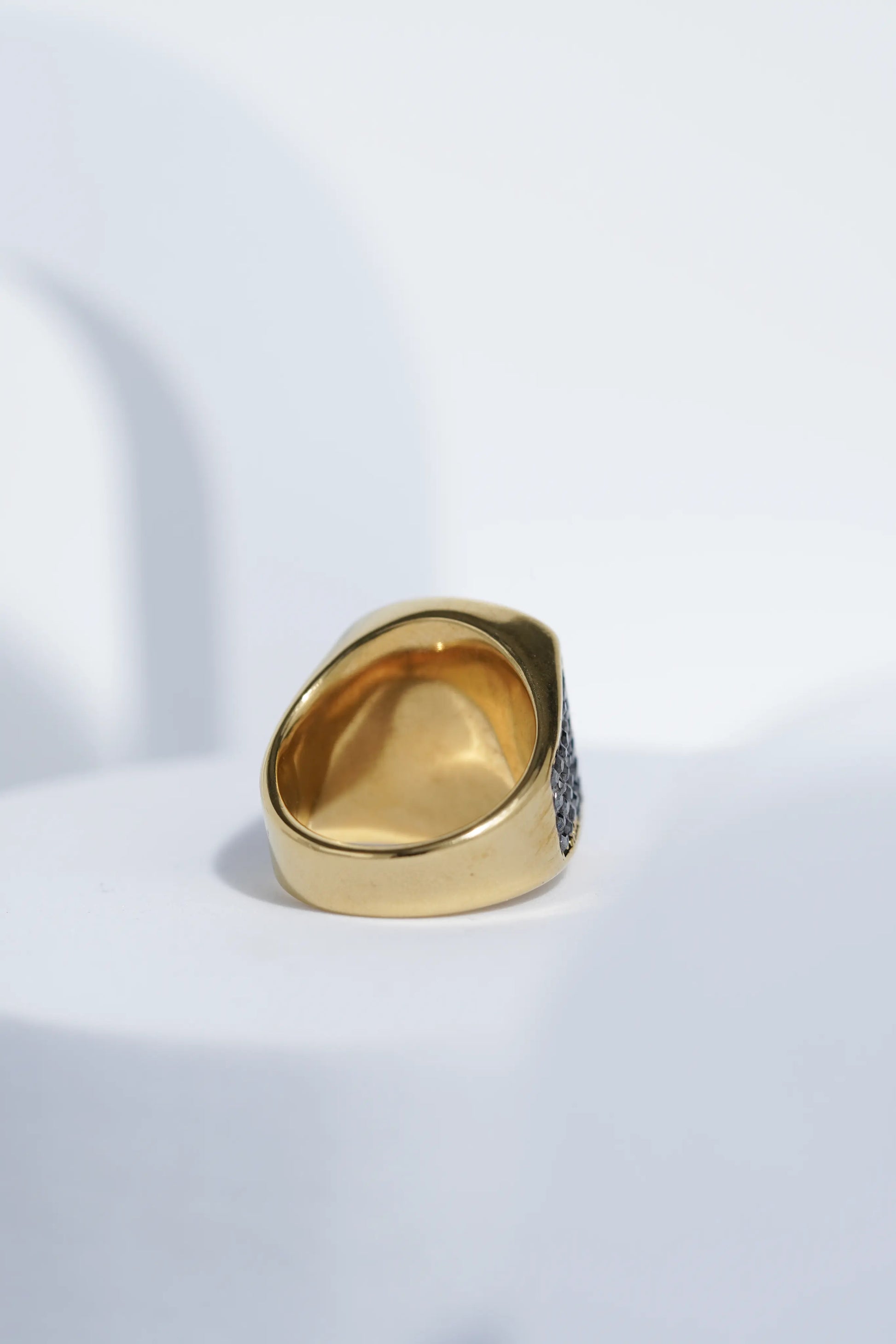 Flat Stainless Steel | Turkish Ring. worldjewel.in men's ring