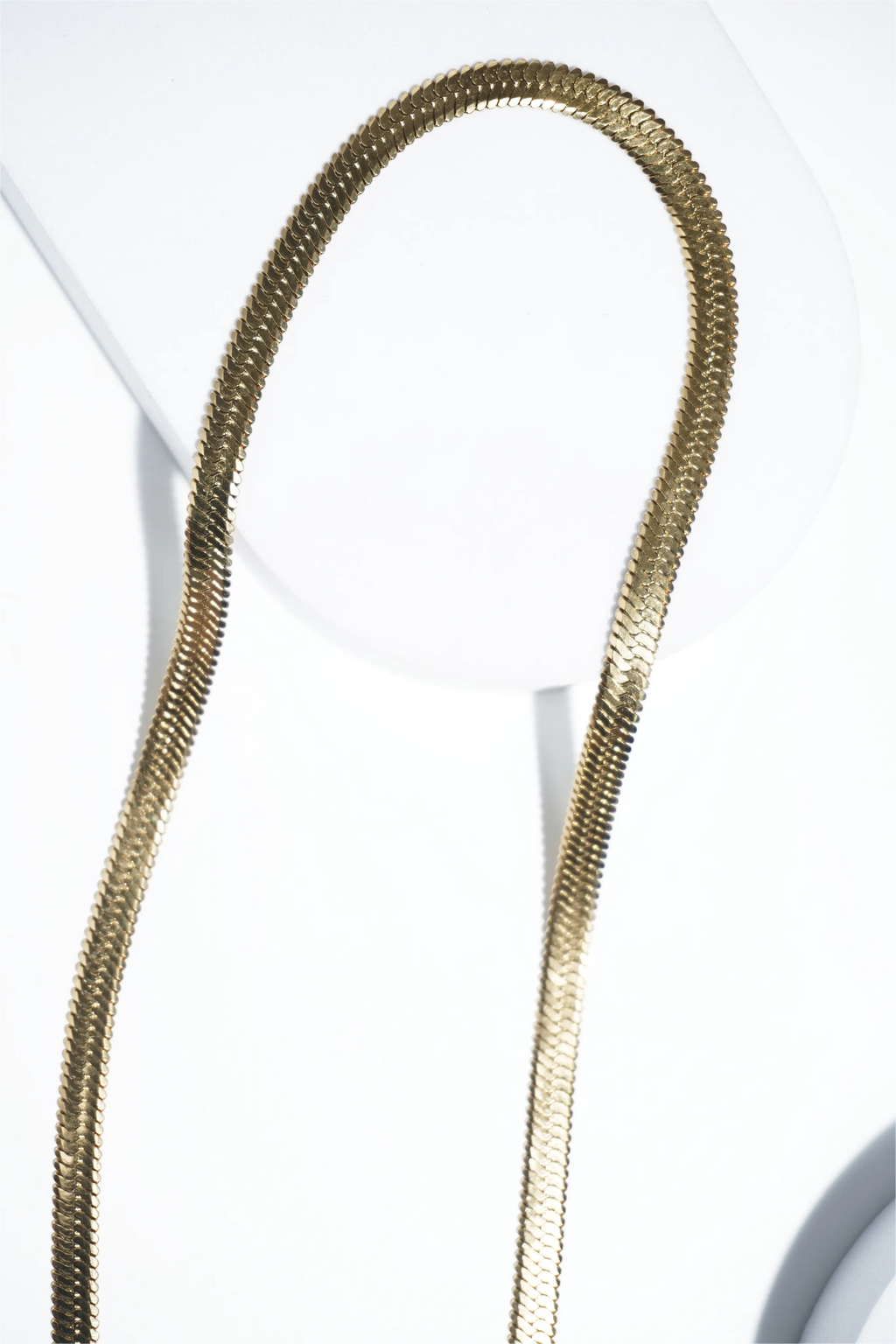 Flat snake chain | Stainless Steel chain for men's | 22inch | Anti-Tarnish. worldjewel.in Men's chain