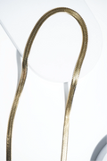 Flat snake chain | Stainless Steel chain for men's | 22inch | Anti-Tarnish. worldjewel.in Men's chain