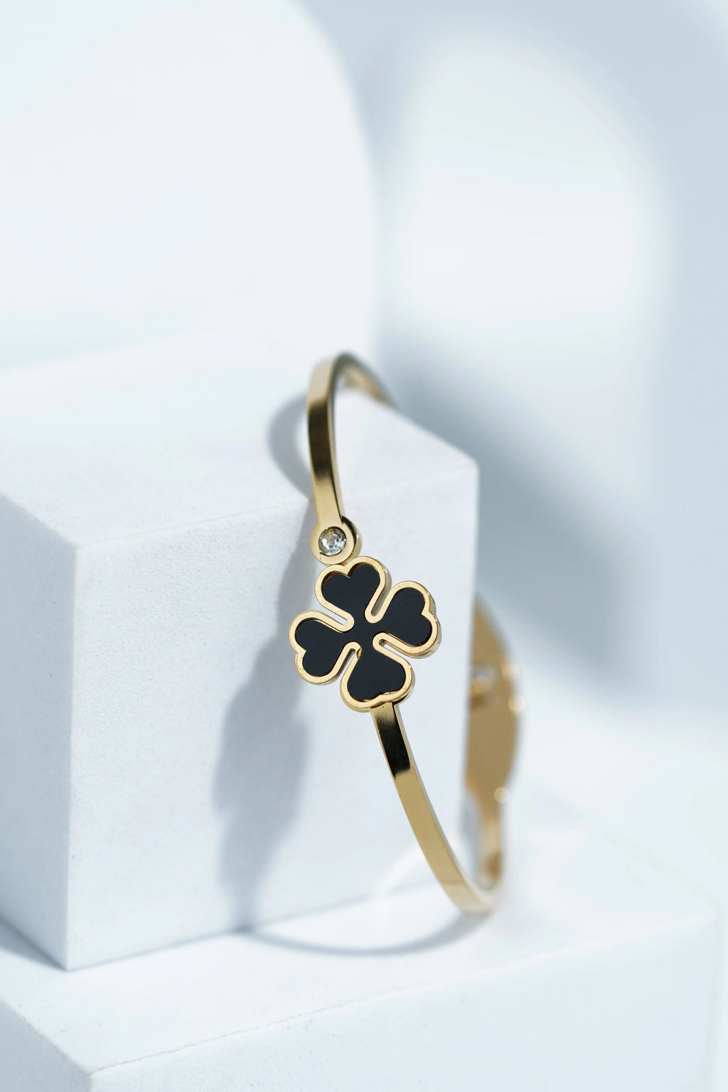 Flora Curl Bangle Bracelet worldjewel.in CUFF BRACELET FOR WOMEN