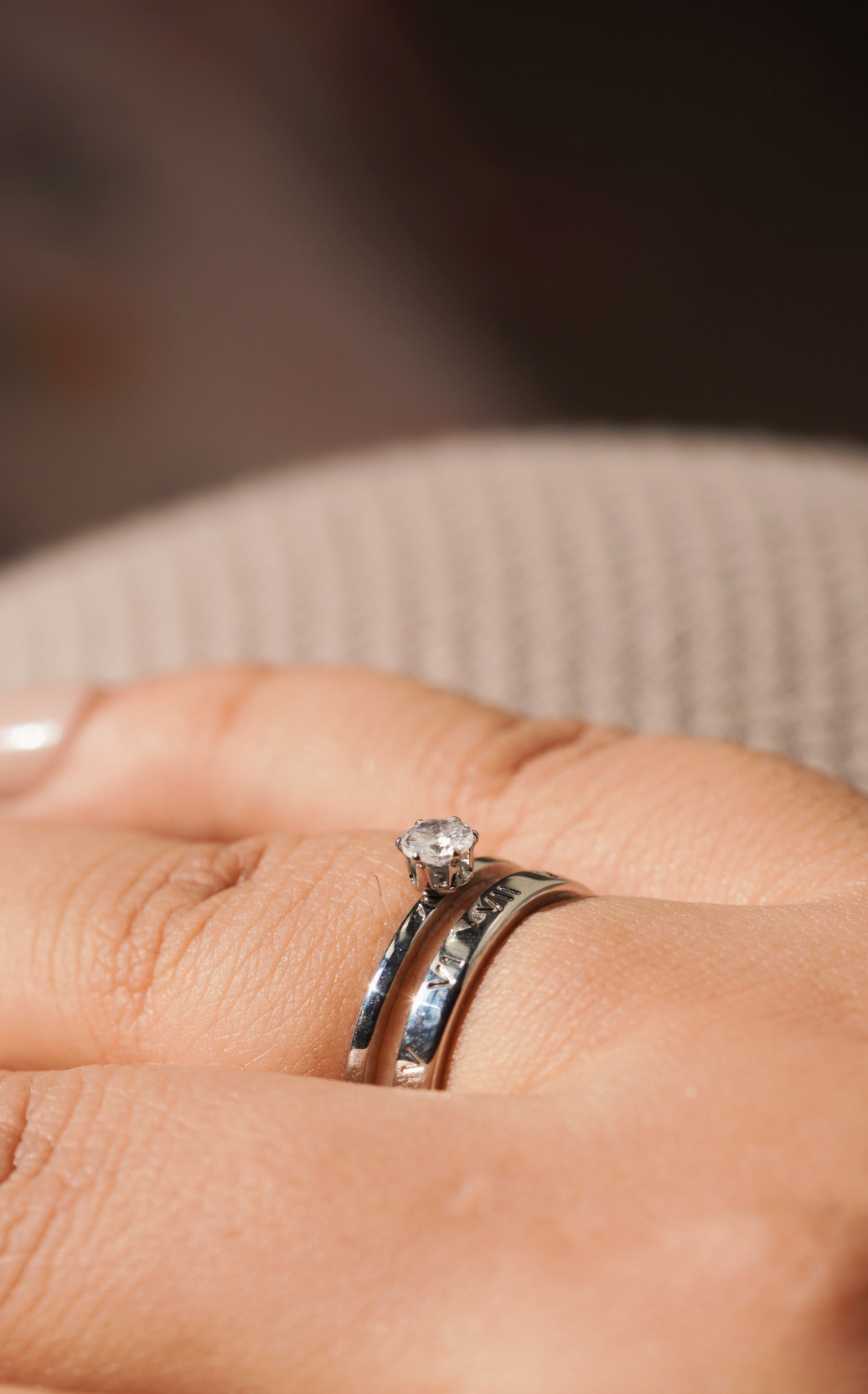 Roman Solitaire ring for women - worldjewel.in
