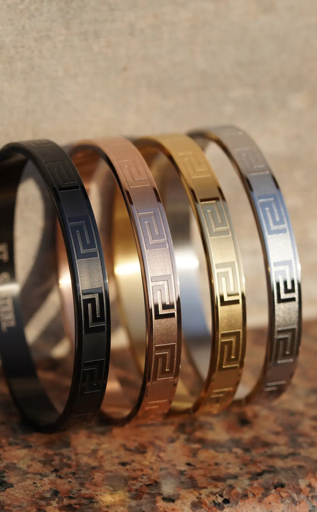 Bold greek Key - kada For Men. worldjewel.in men's bracelets