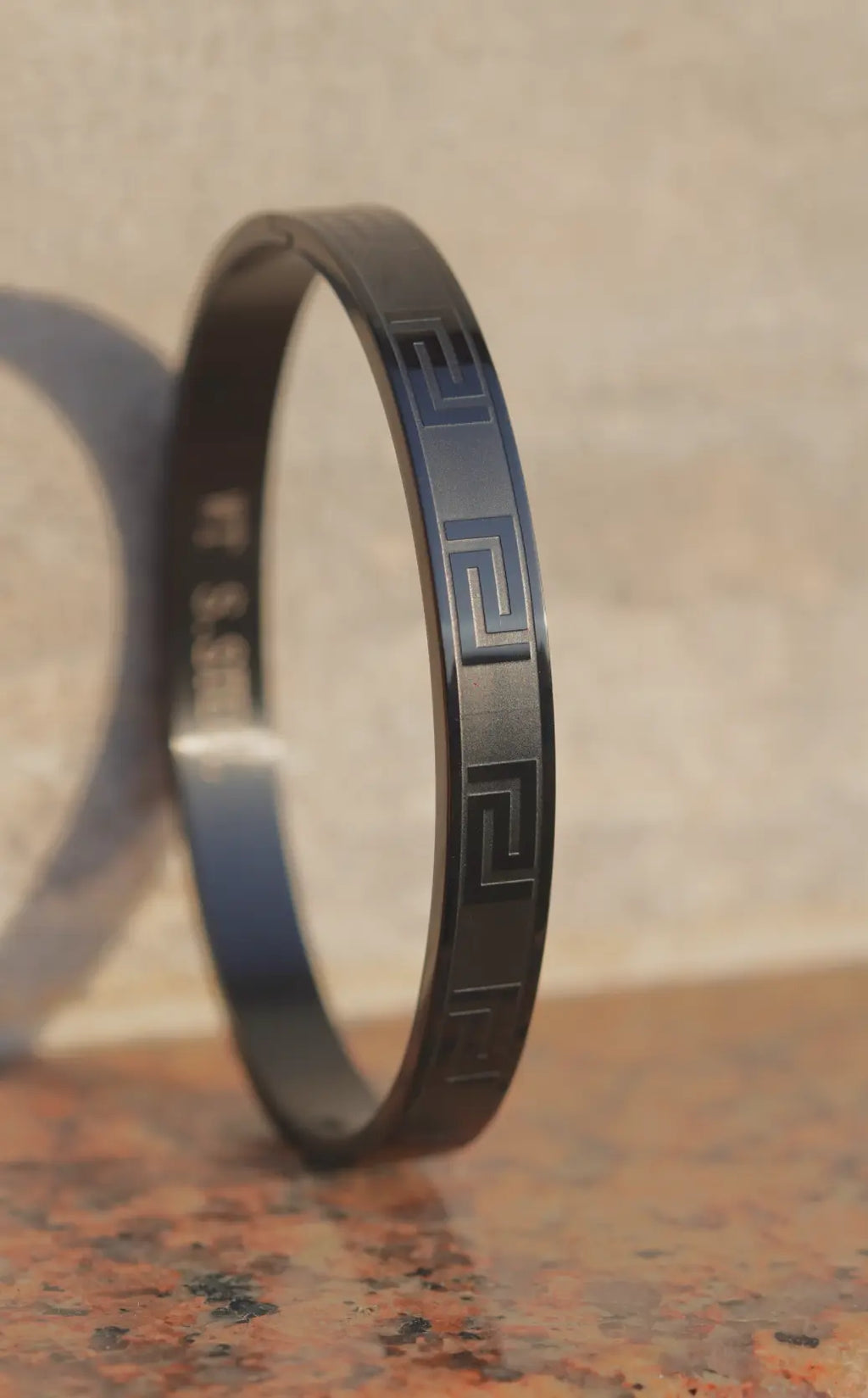 Bold greek Key - kada For Men. worldjewel.in men's bracelets