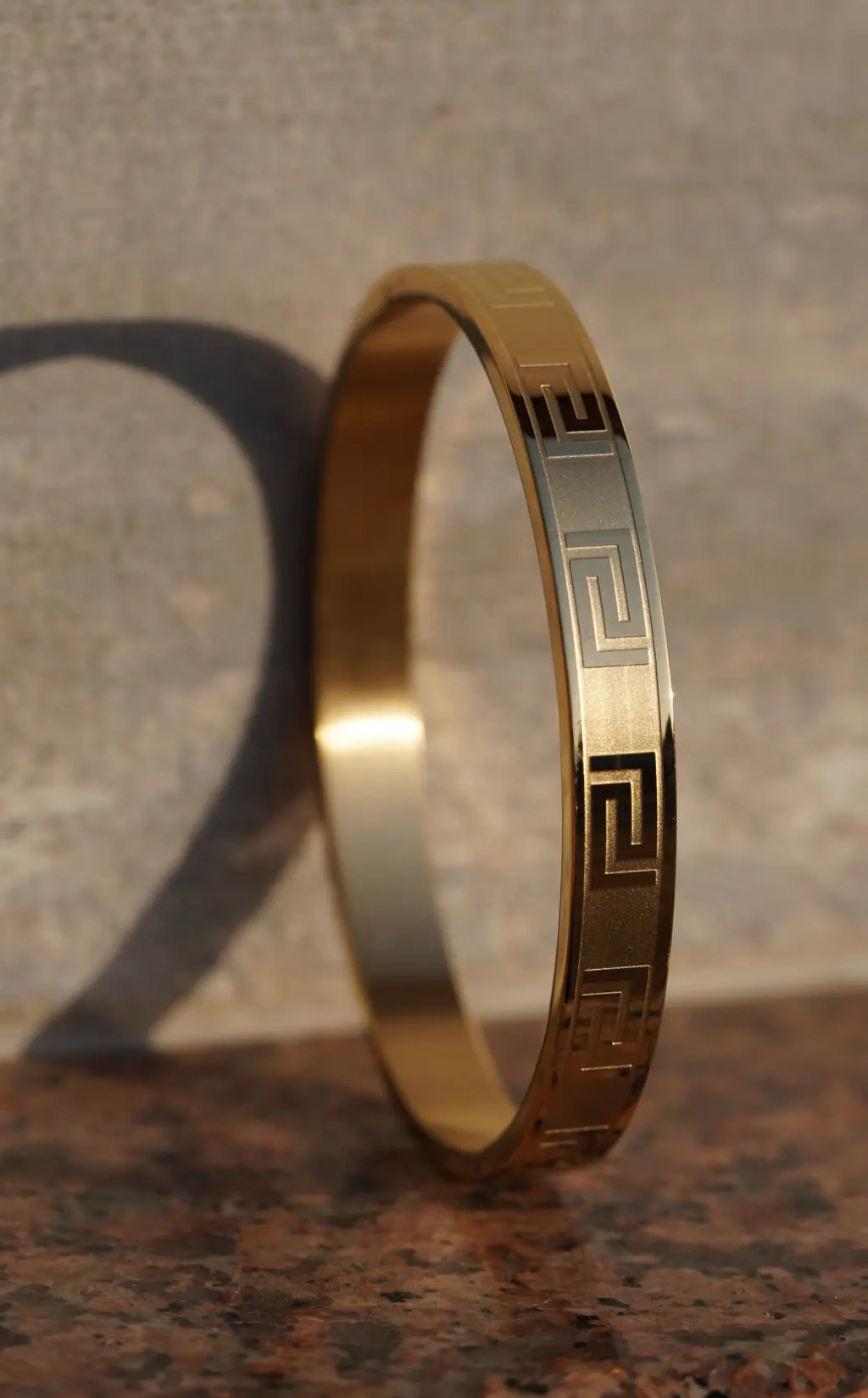 Bold greek Key - kada For Men. worldjewel.in men's bracelets