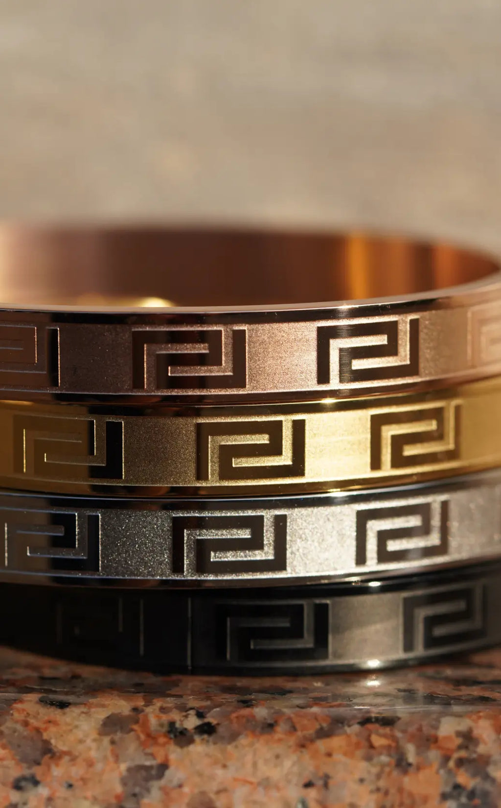 Bold greek Key - kada For Men. worldjewel.in men's bracelets