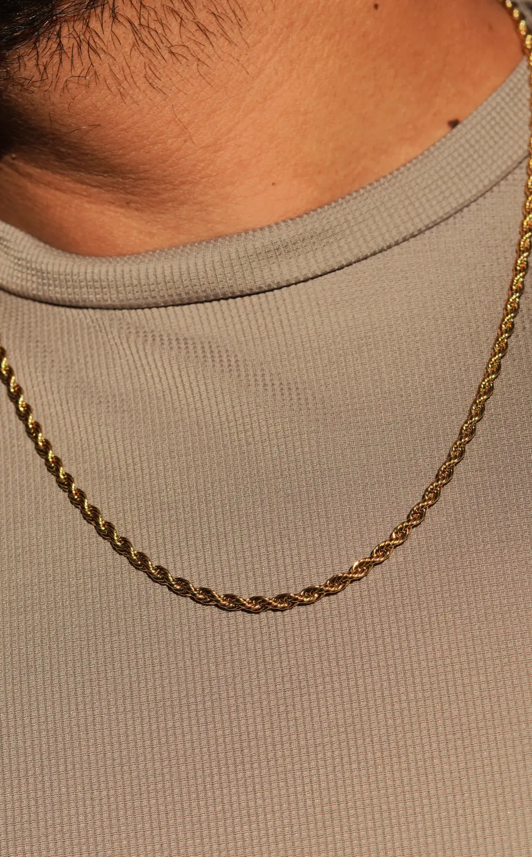 Rope chain | Stainless Steel chain for men's | 24inch | Anti-Tarnish. - worldjewel.in