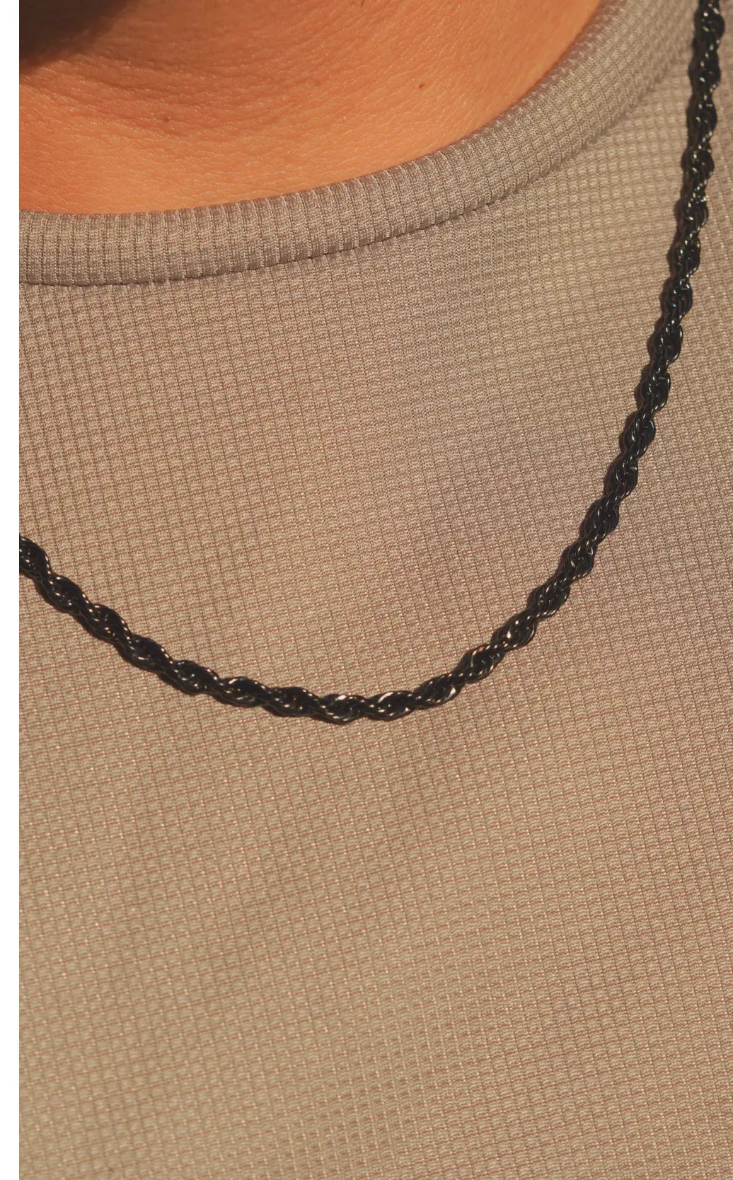 Rope chain | Stainless Steel chain for men's | 24inch | Anti-Tarnish. - worldjewel.in