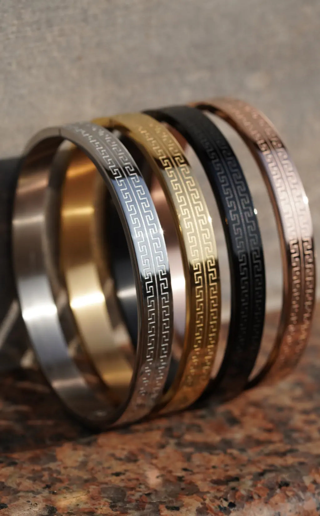 Greek Key Pattern - kada For Men. worldjewel.in men's bracelets