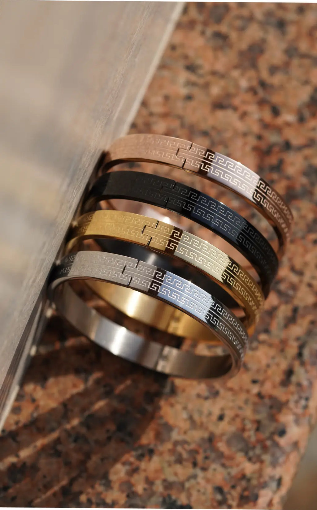 Greek Key Pattern - kada For Men. worldjewel.in men's bracelets