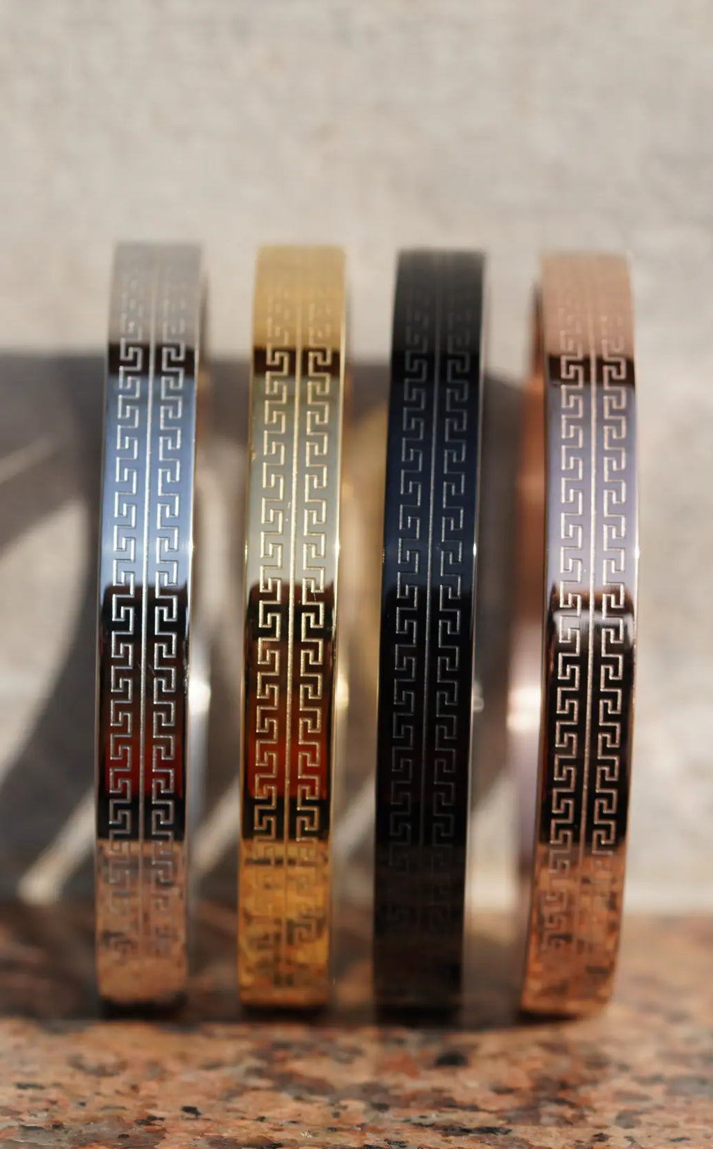 Greek Key Pattern - kada For Men. worldjewel.in men's bracelets