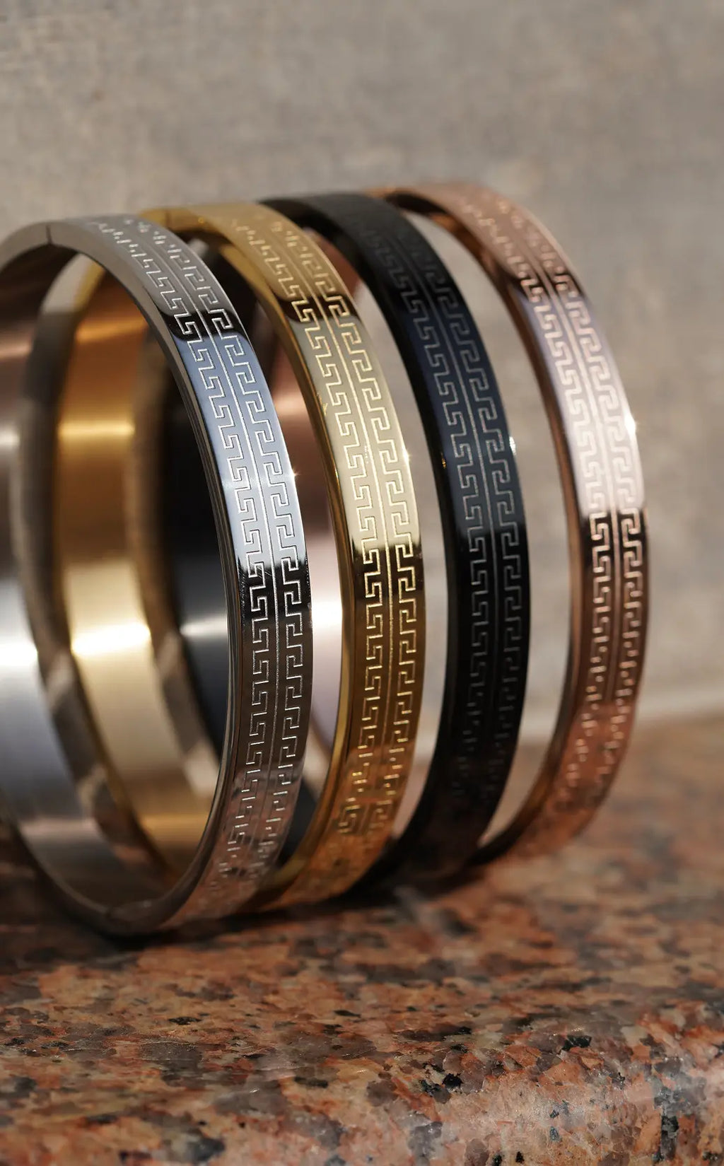 Greek Key Pattern - kada For Men. worldjewel.in men's bracelets