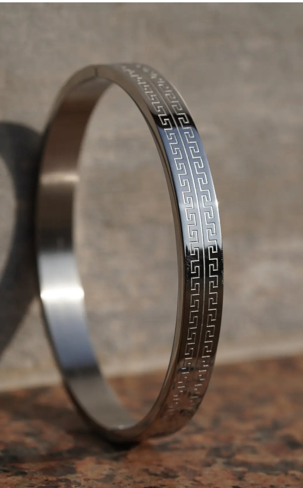 Greek Key Pattern - kada For Men. worldjewel.in men's bracelets