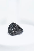 Full Black Diamond Studded Ring For Men. worldjewel.in men's ring