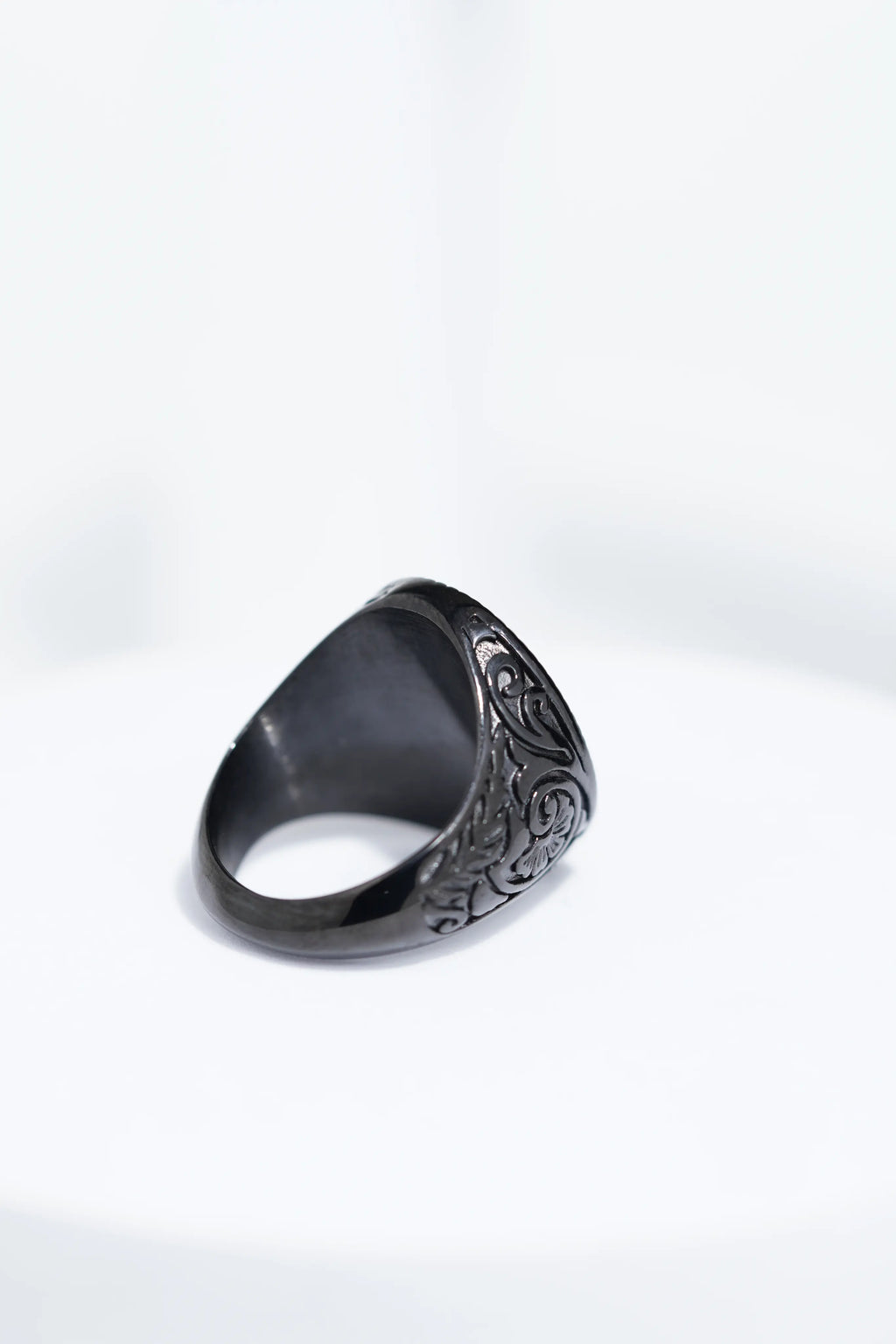 Full Black Diamond Studded Ring For Men. worldjewel.in men's ring
