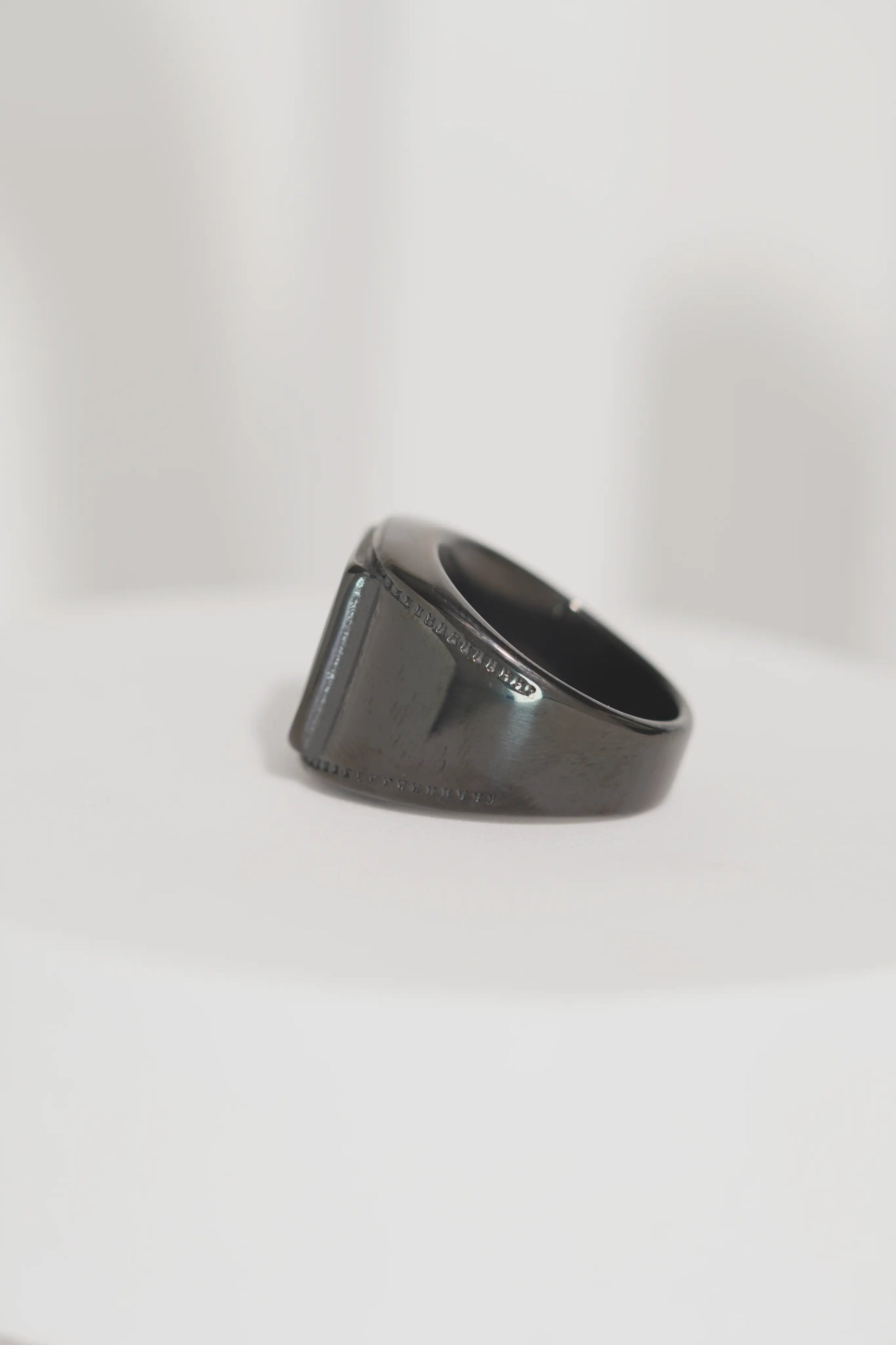 Full Black Square Stone Ring For Men worldjewel.in men's ring