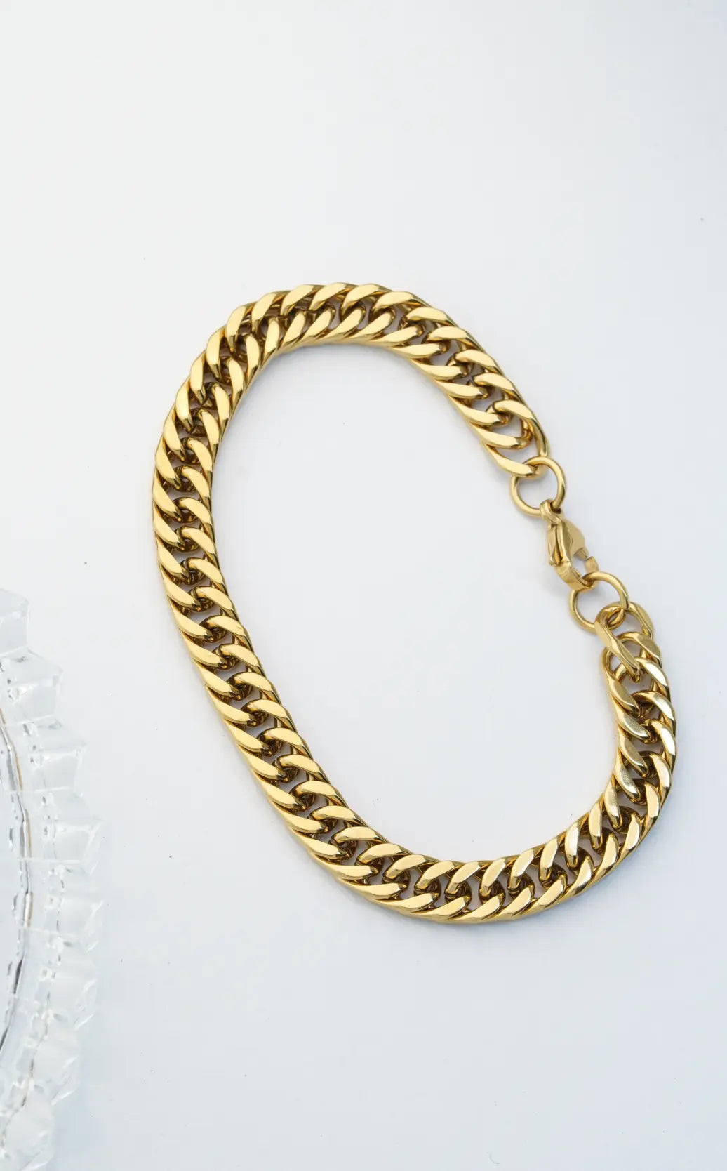 Gold Chain Bracelet worldjewel.in men's bracelets