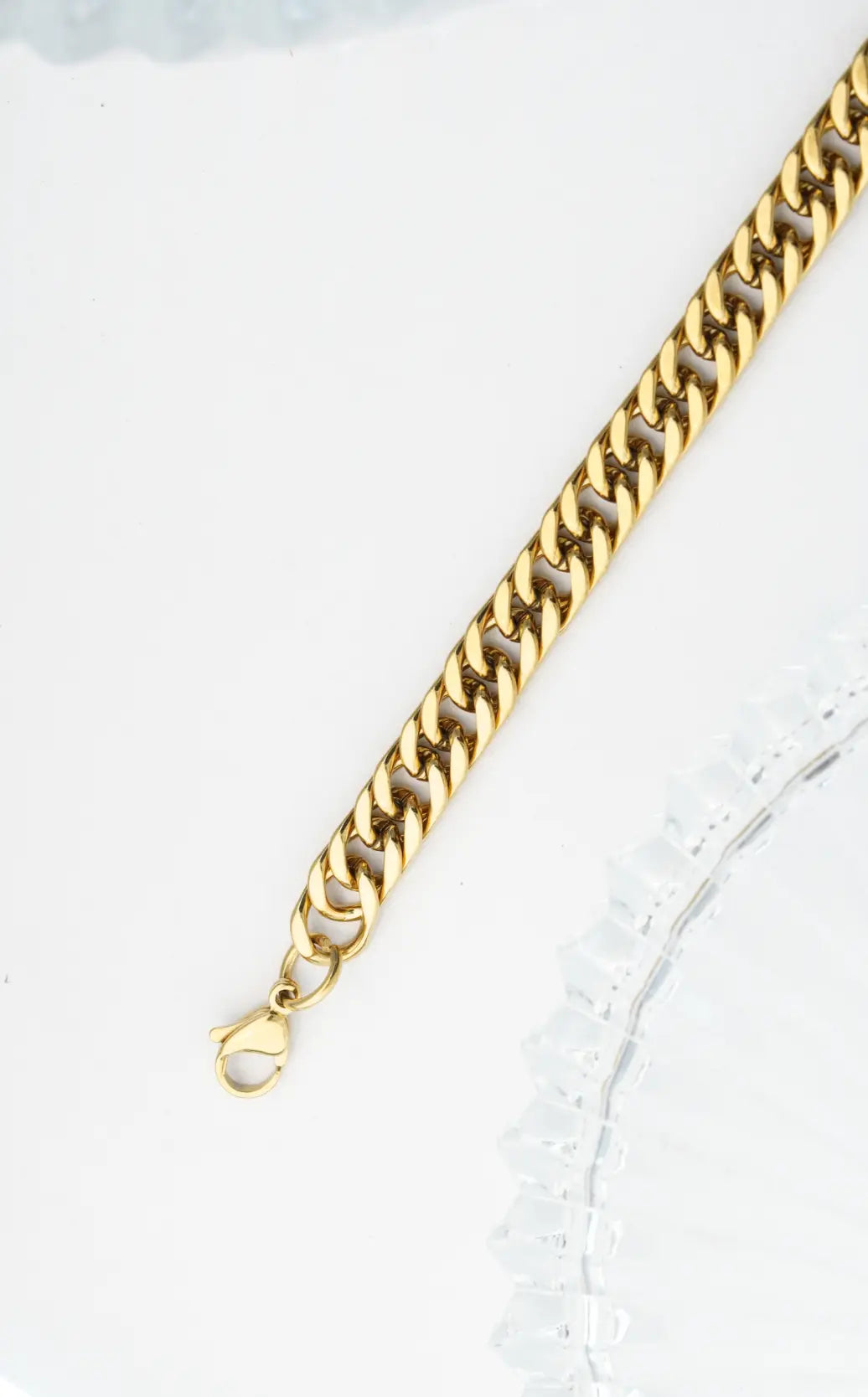 Gold Chain Bracelet worldjewel.in men's bracelets