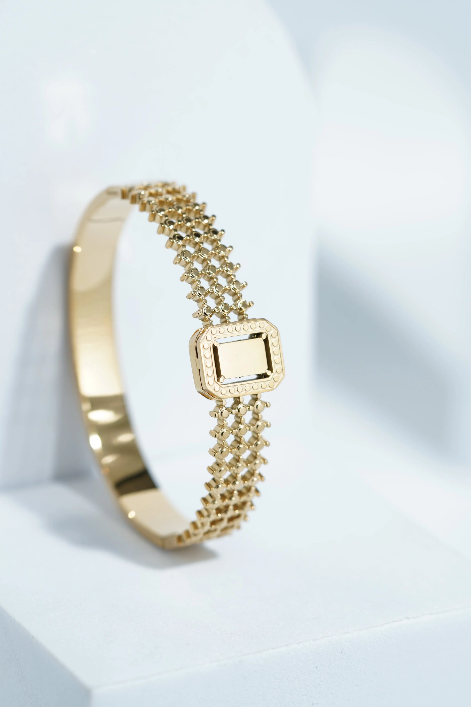 Golden Dusk Bangle Bracelet worldjewel.in CUFF BRACELET FOR WOMEN