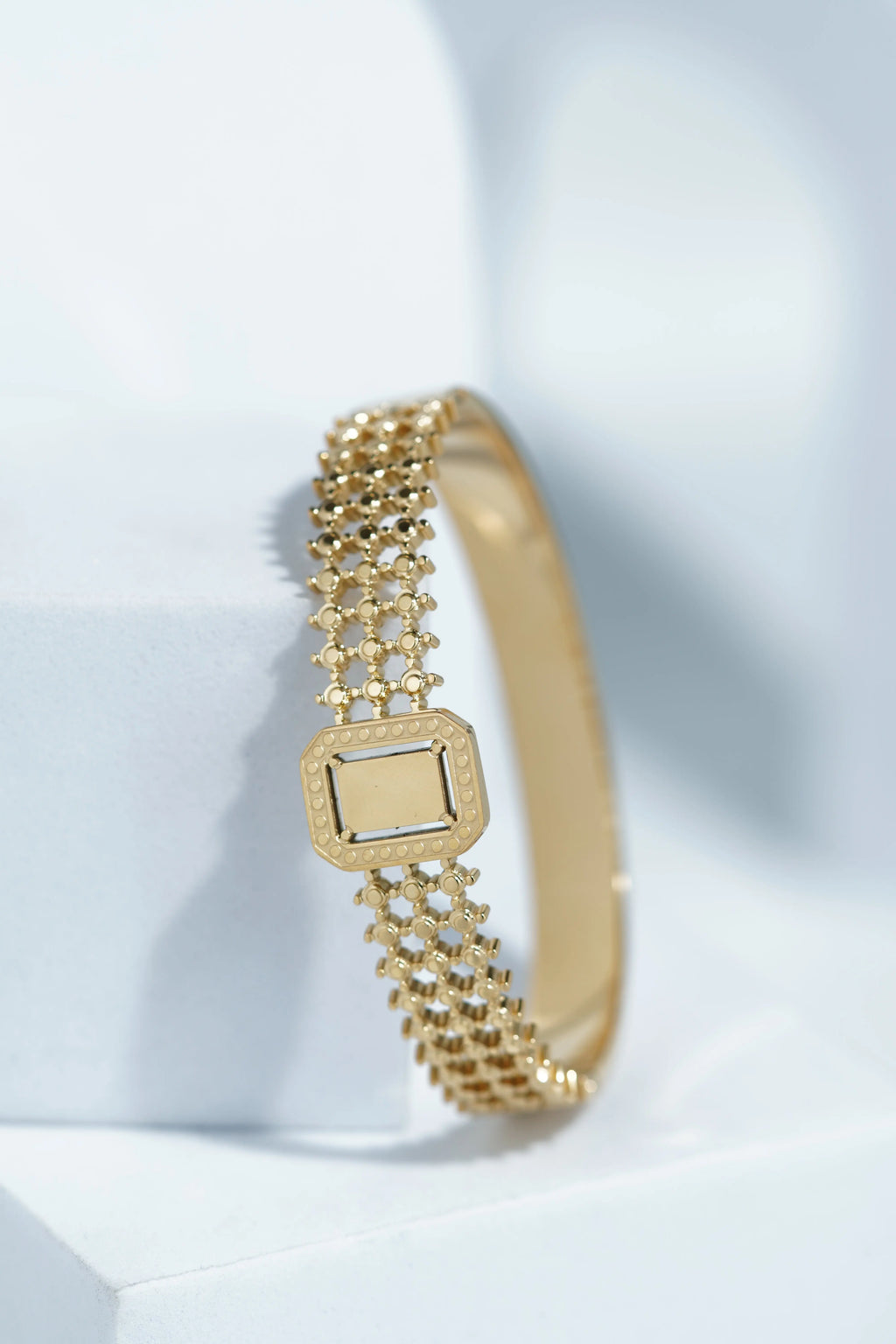 Golden Dusk Bangle Bracelet worldjewel.in CUFF BRACELET FOR WOMEN