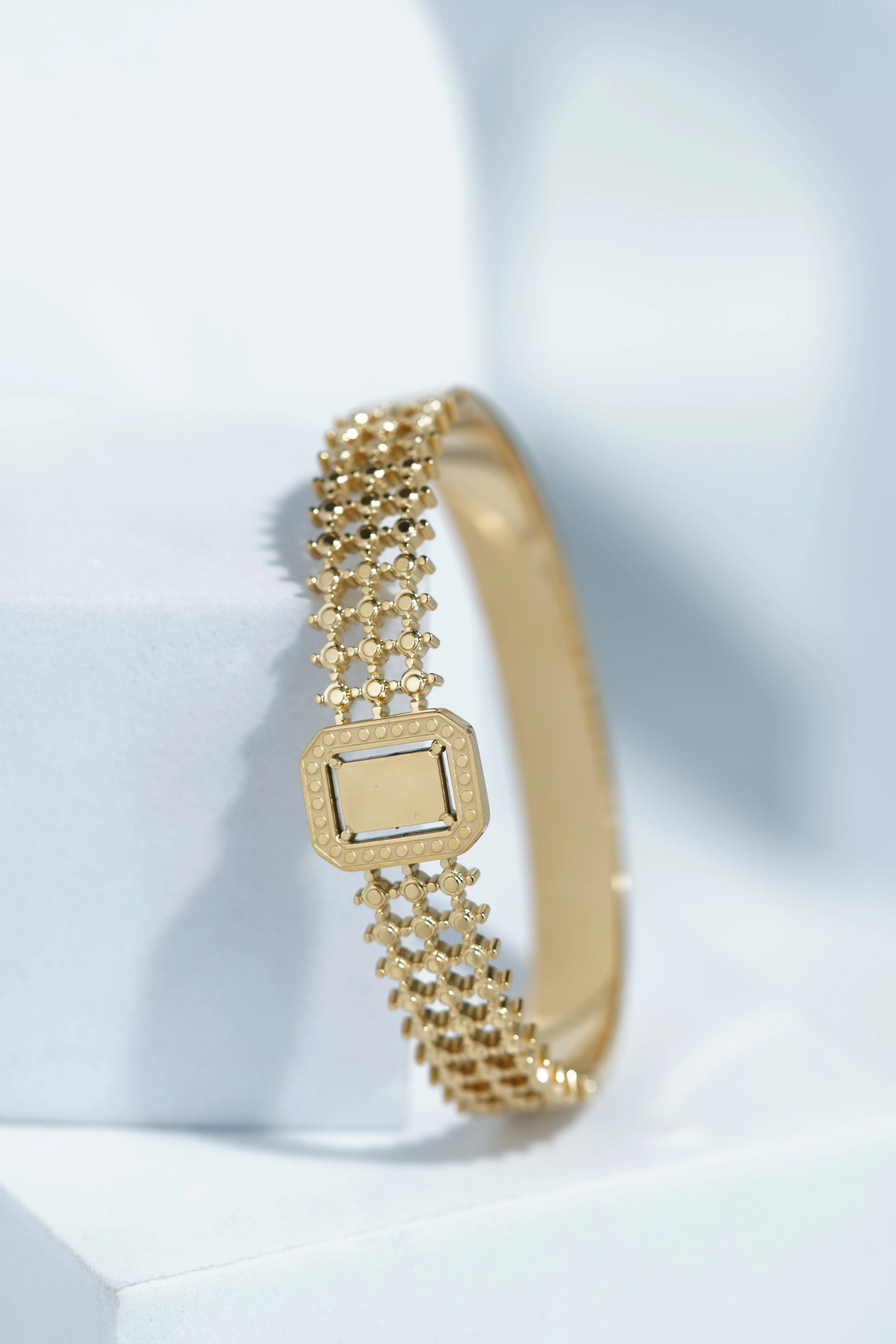 Golden Dusk Bangle Bracelet worldjewel.in CUFF BRACELET FOR WOMEN
